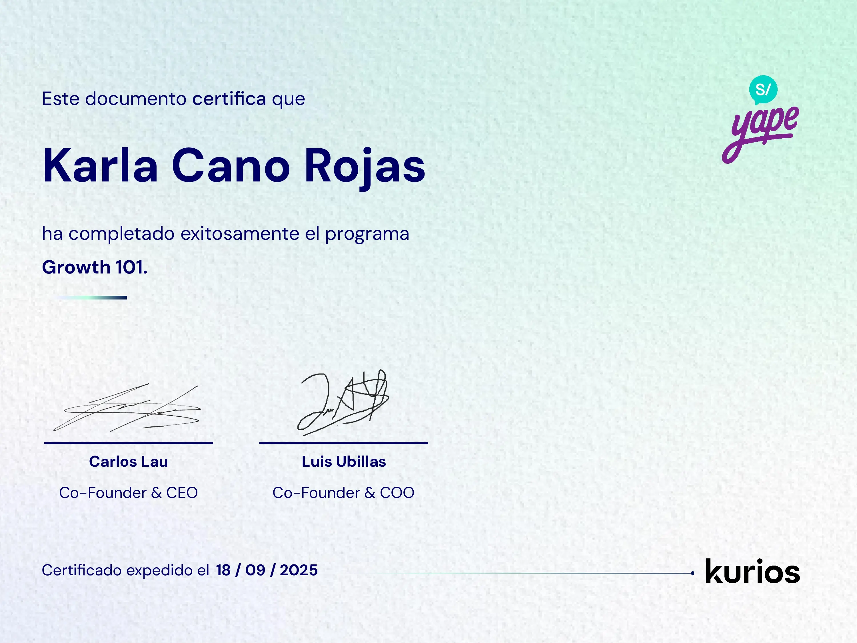 Certificado