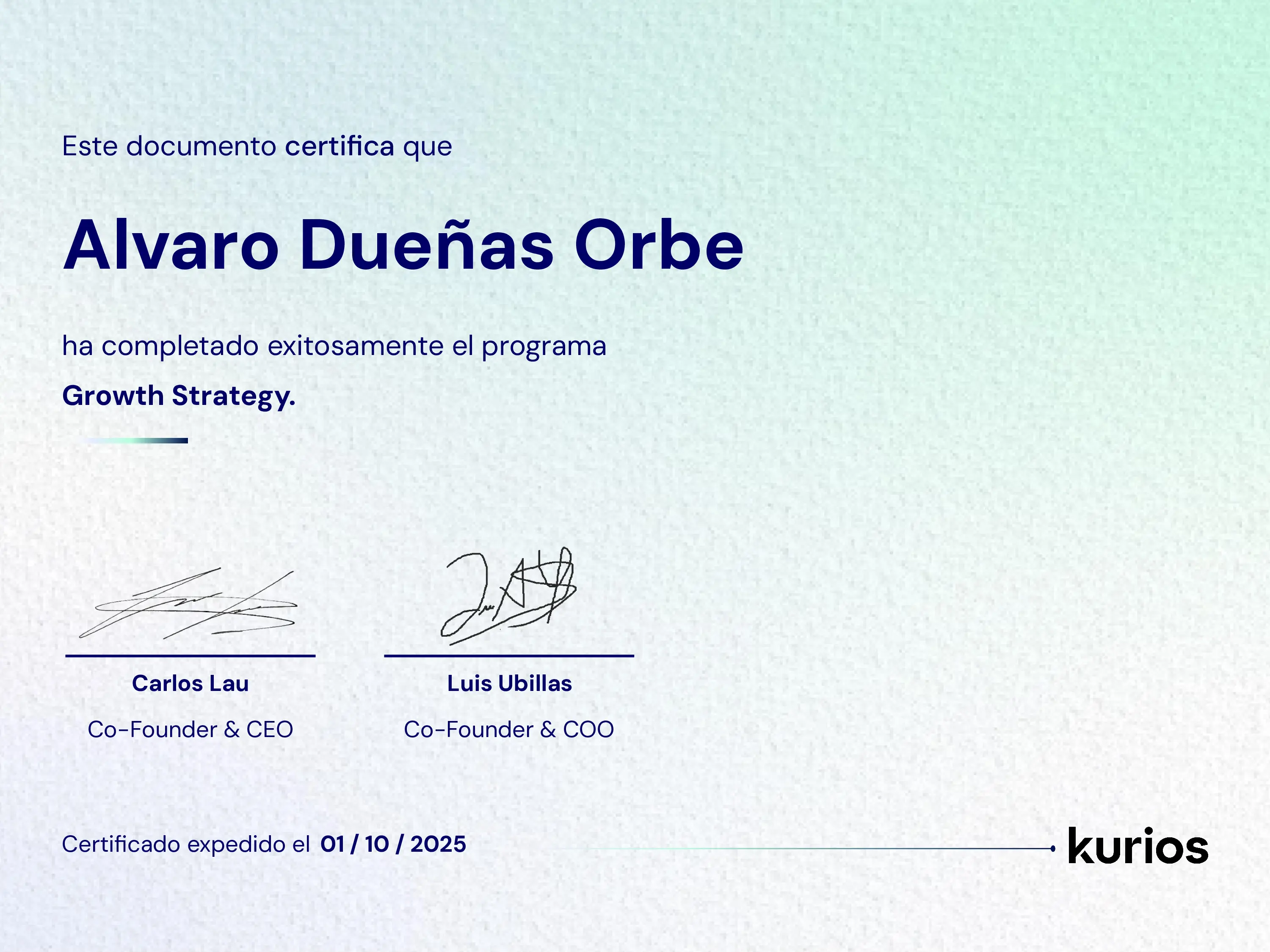 Certificado