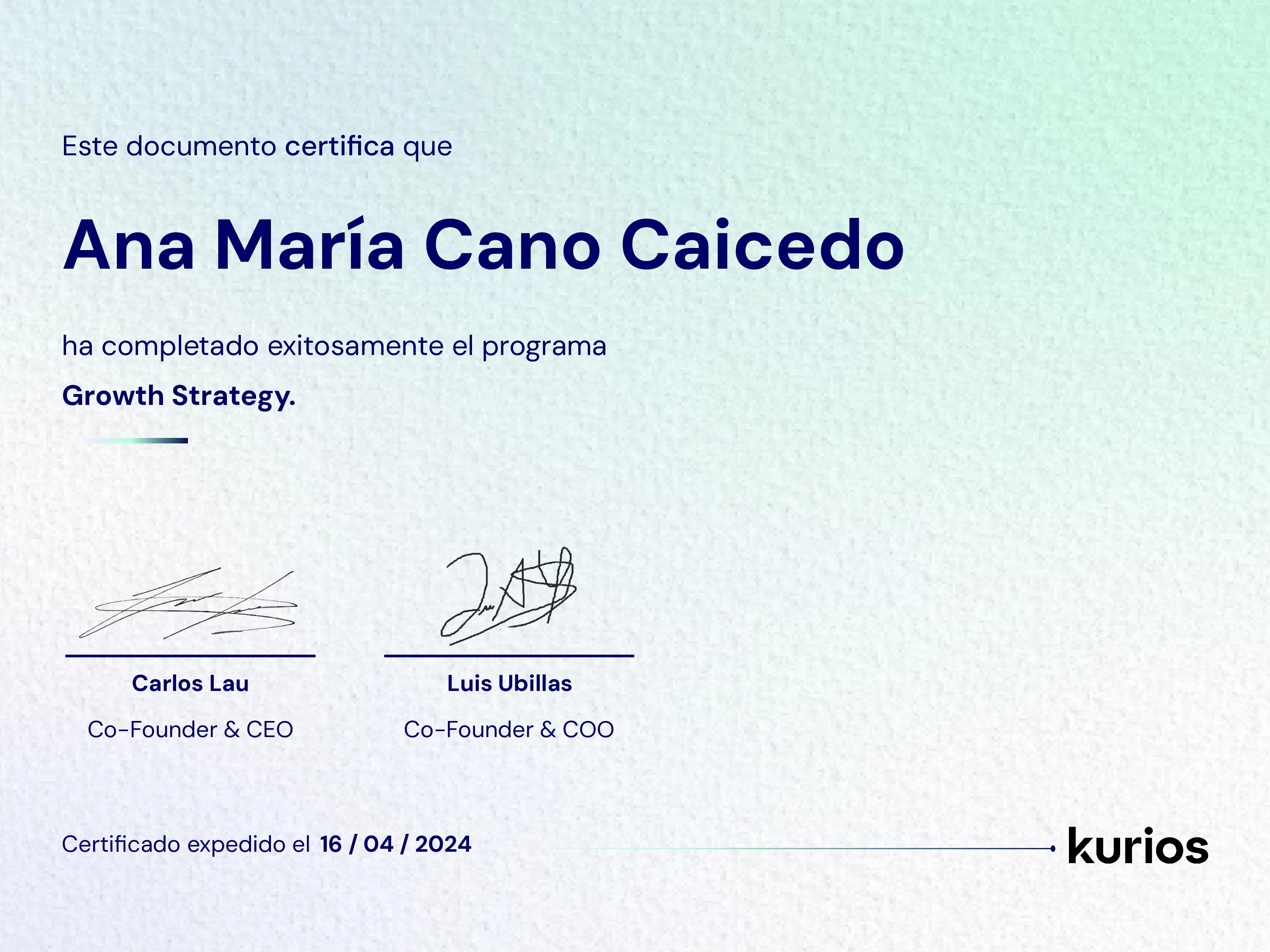 Certificado