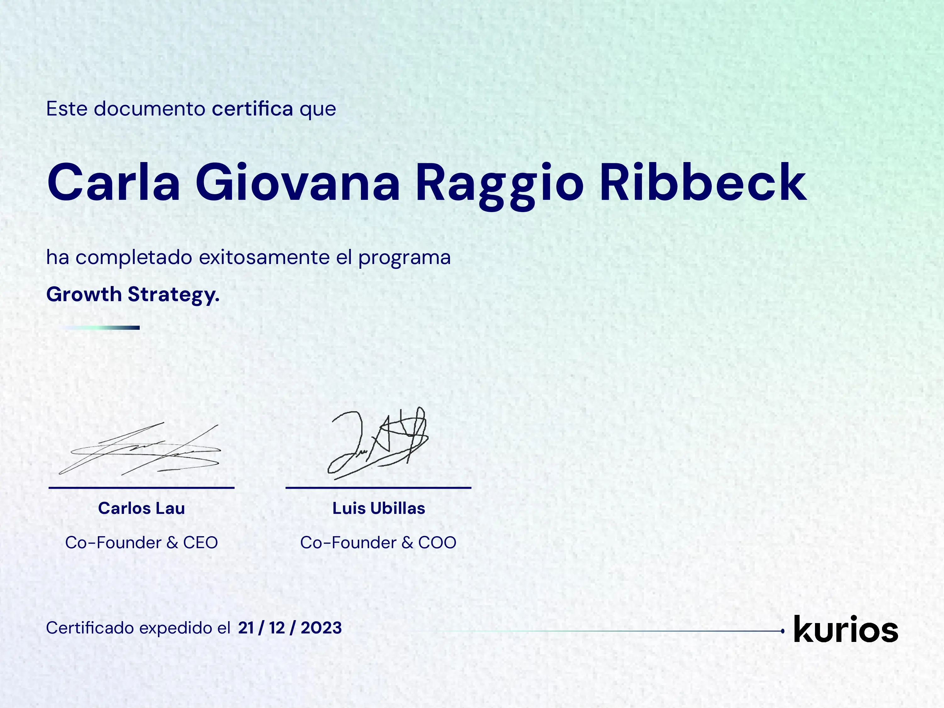 Certificado