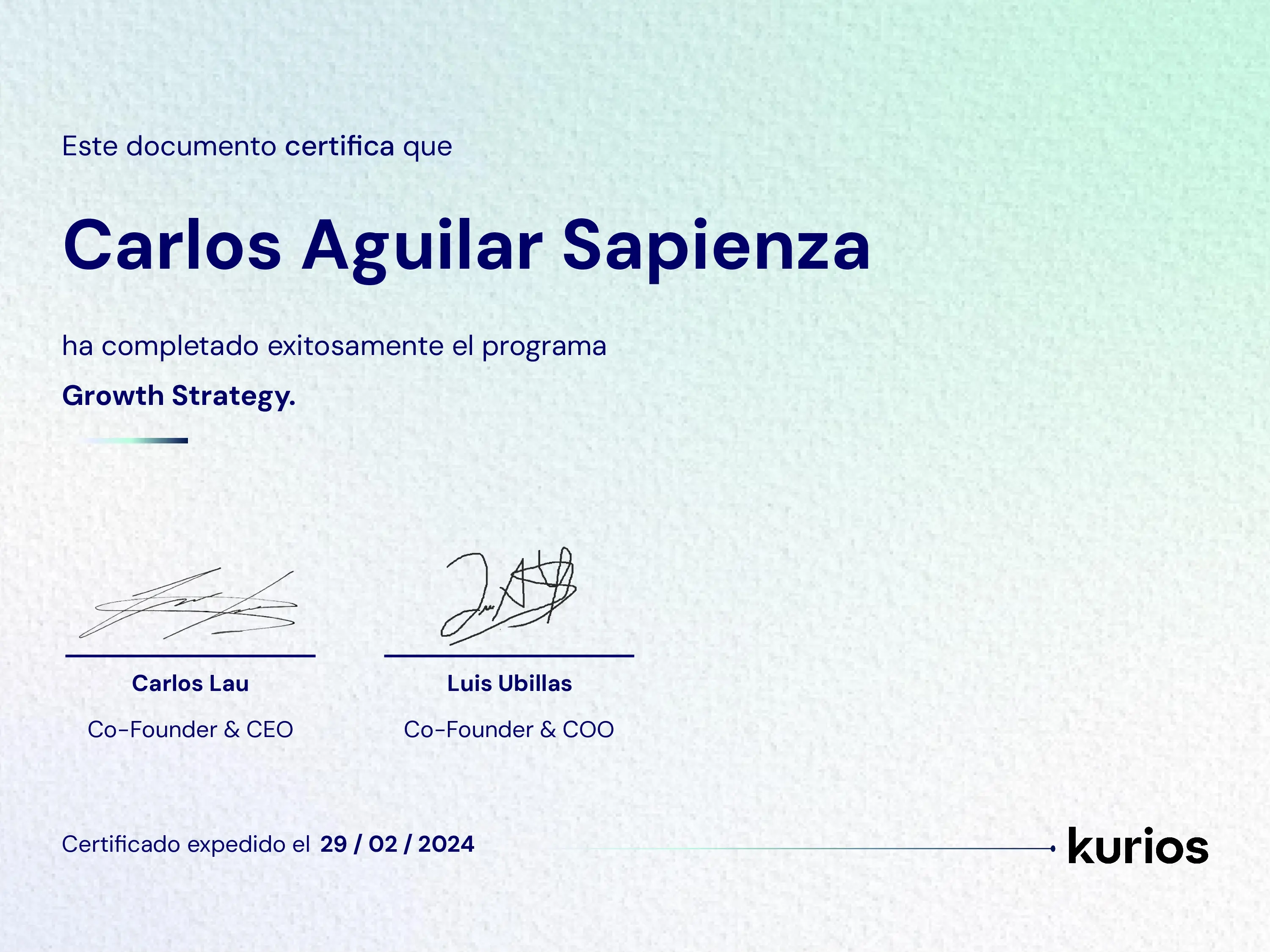 Certificado