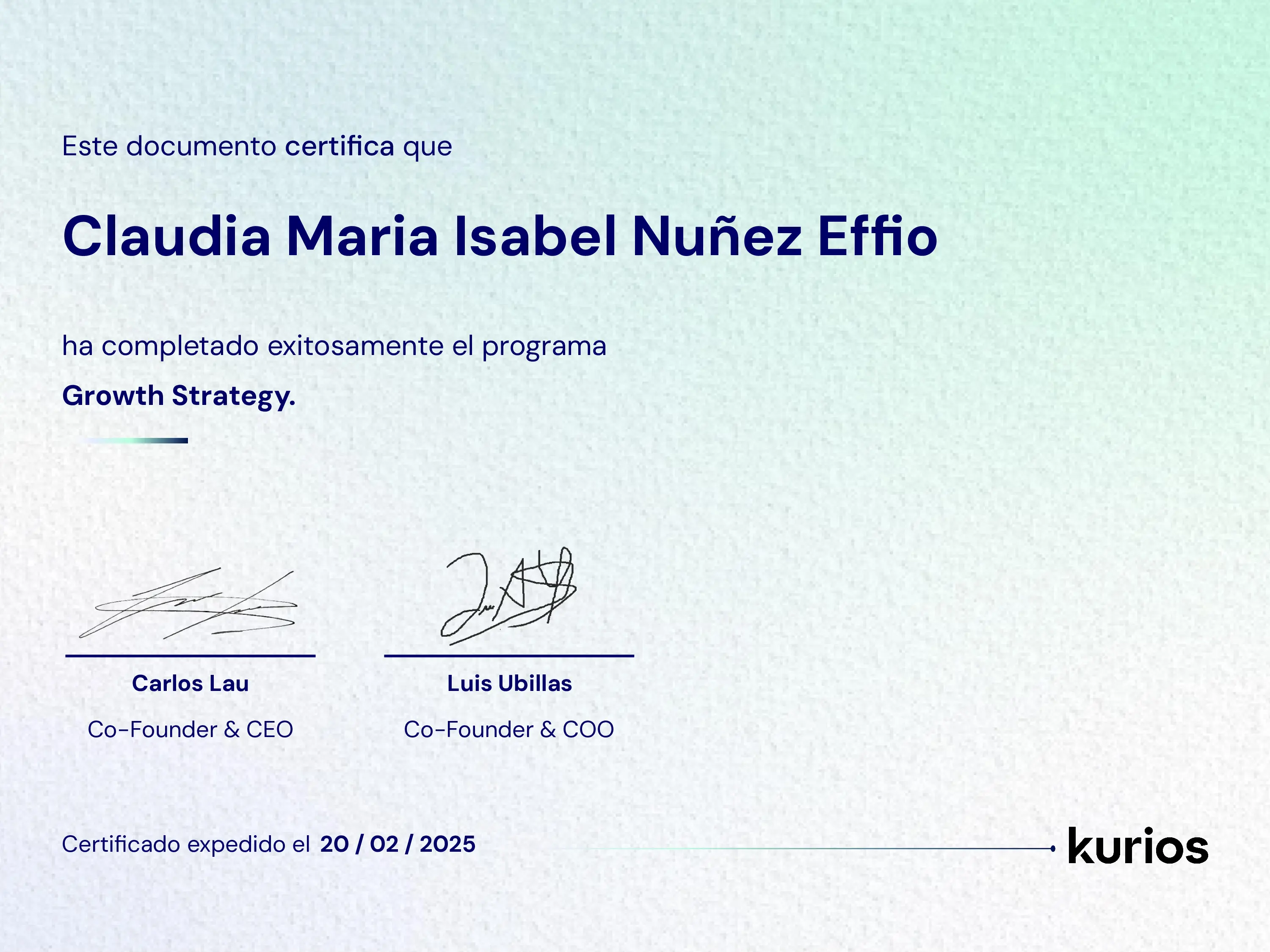 Certificado