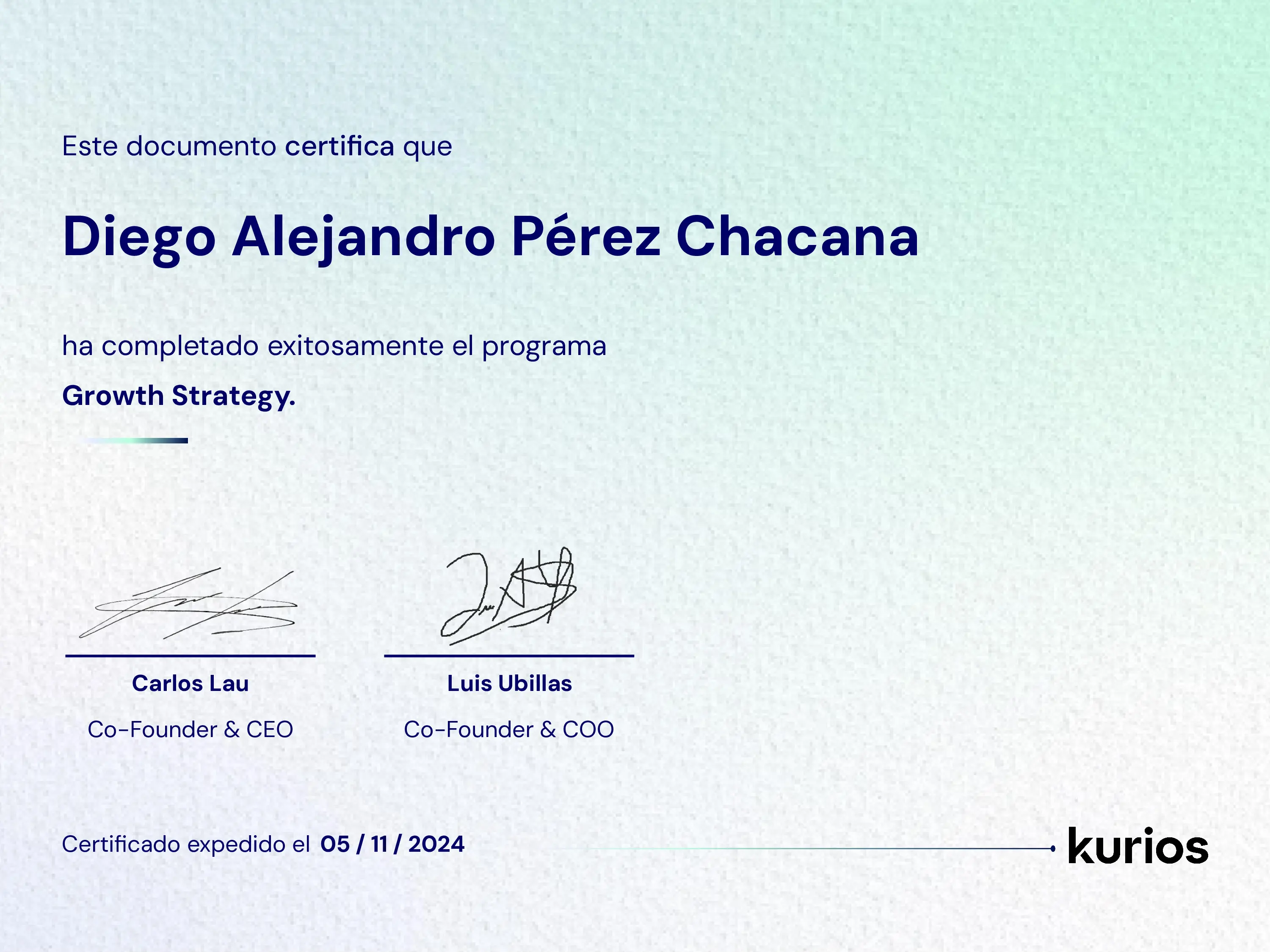 Certificado
