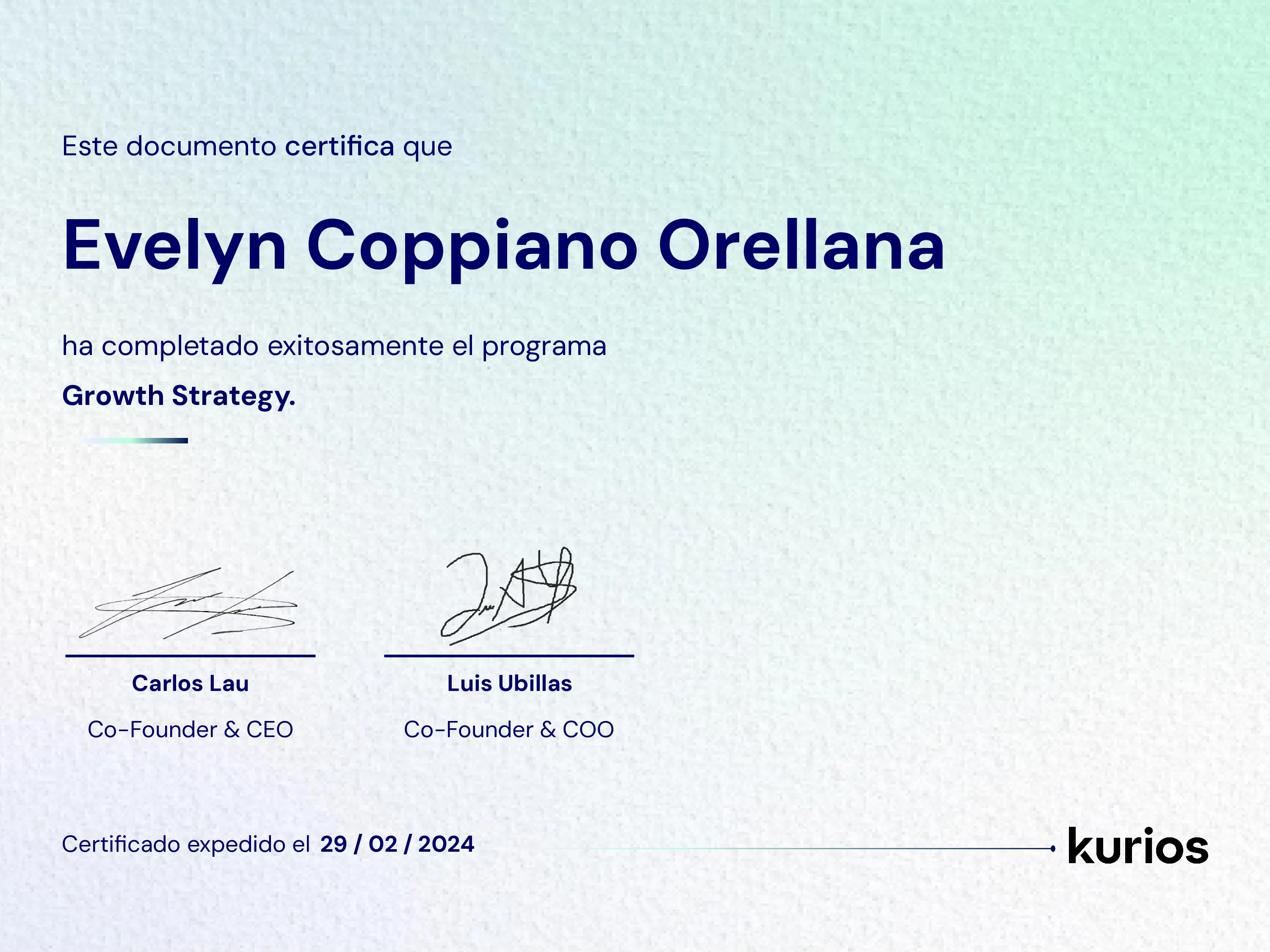 Certificado