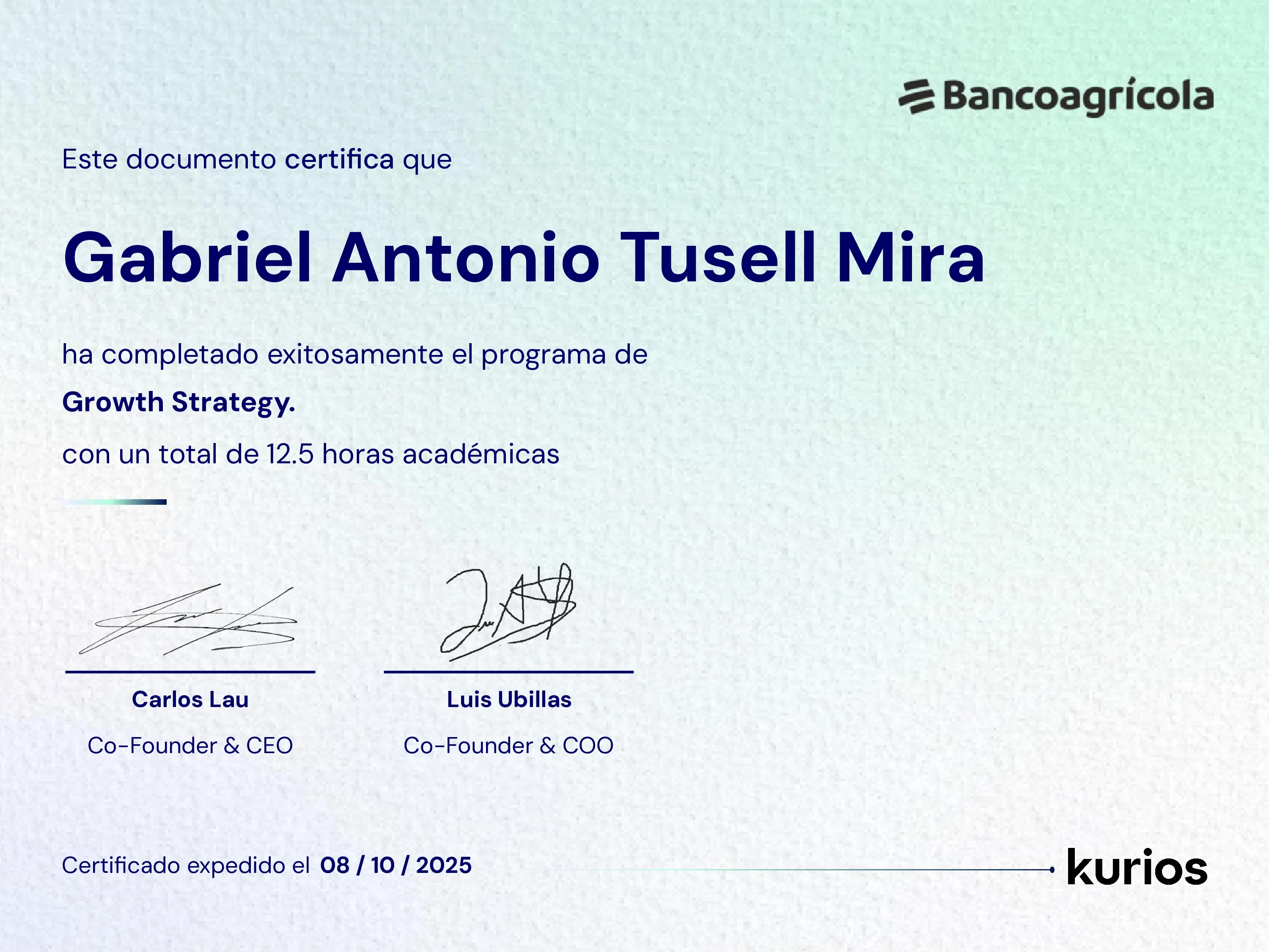 Certificado