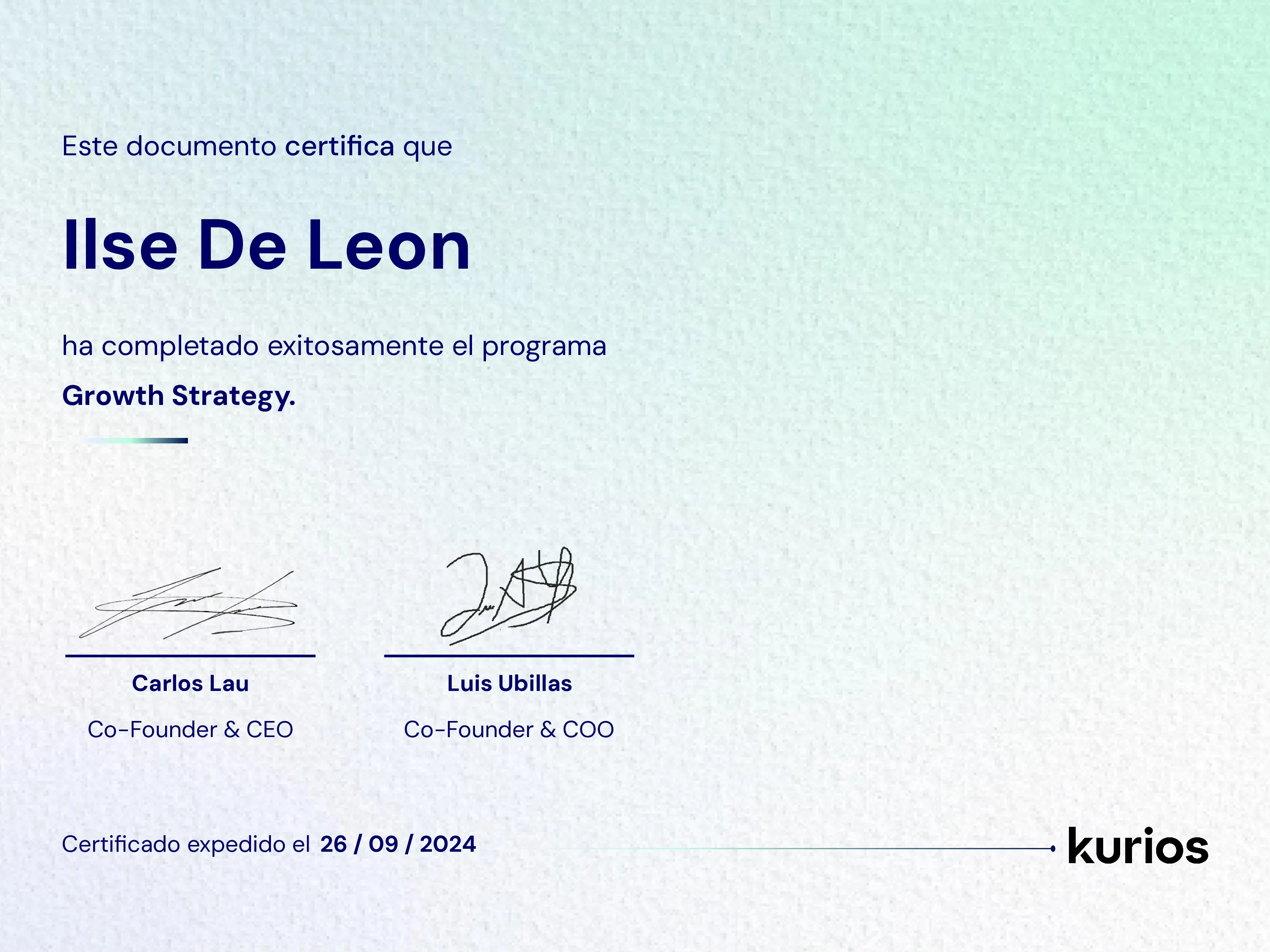 Certificado