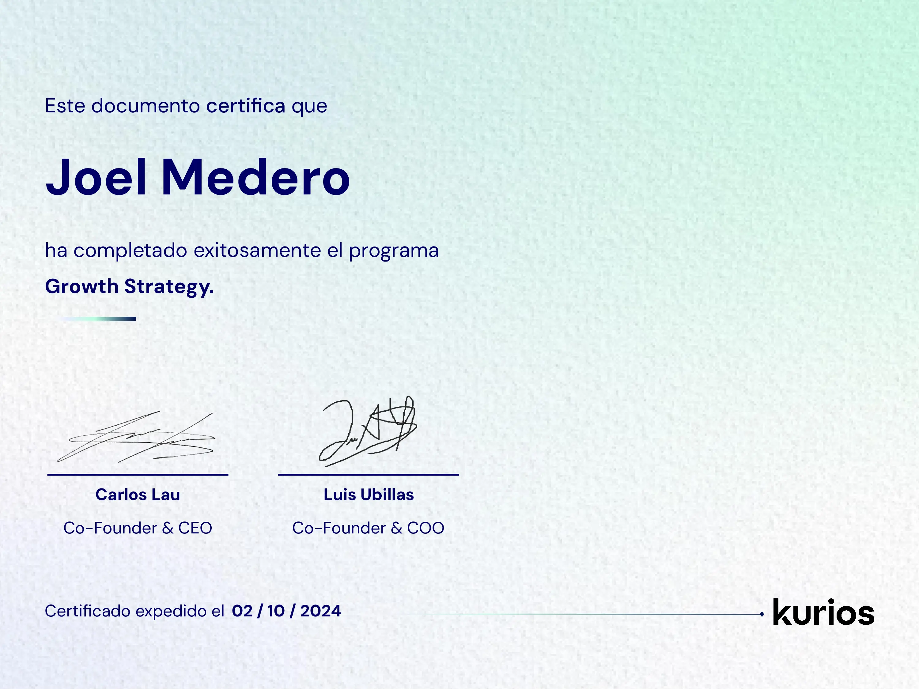 Certificado
