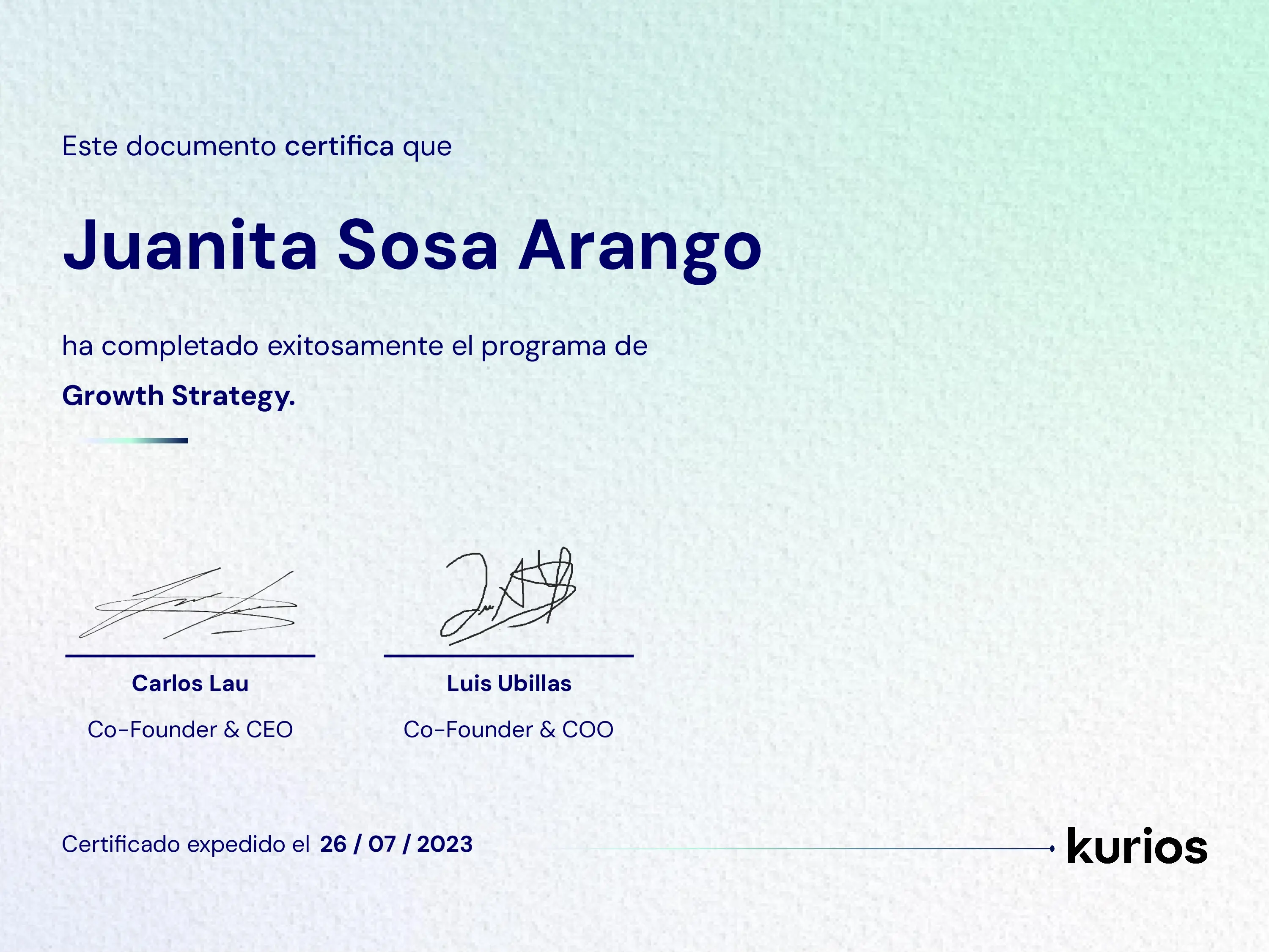 Certificado