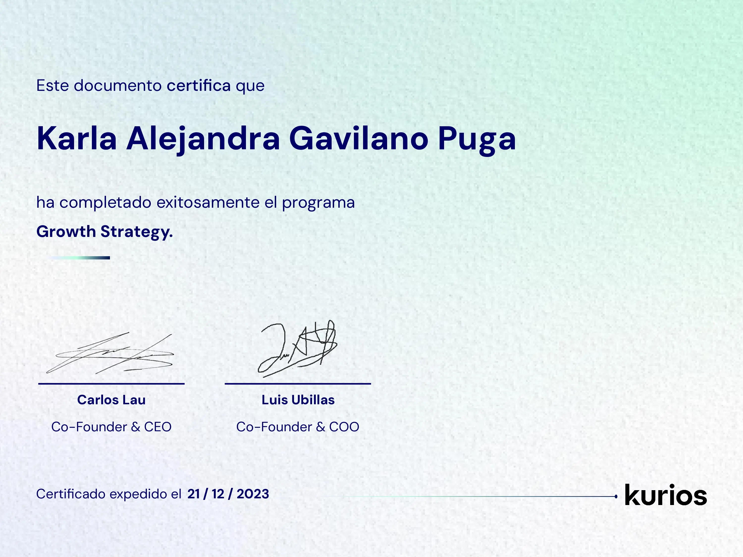 Certificado