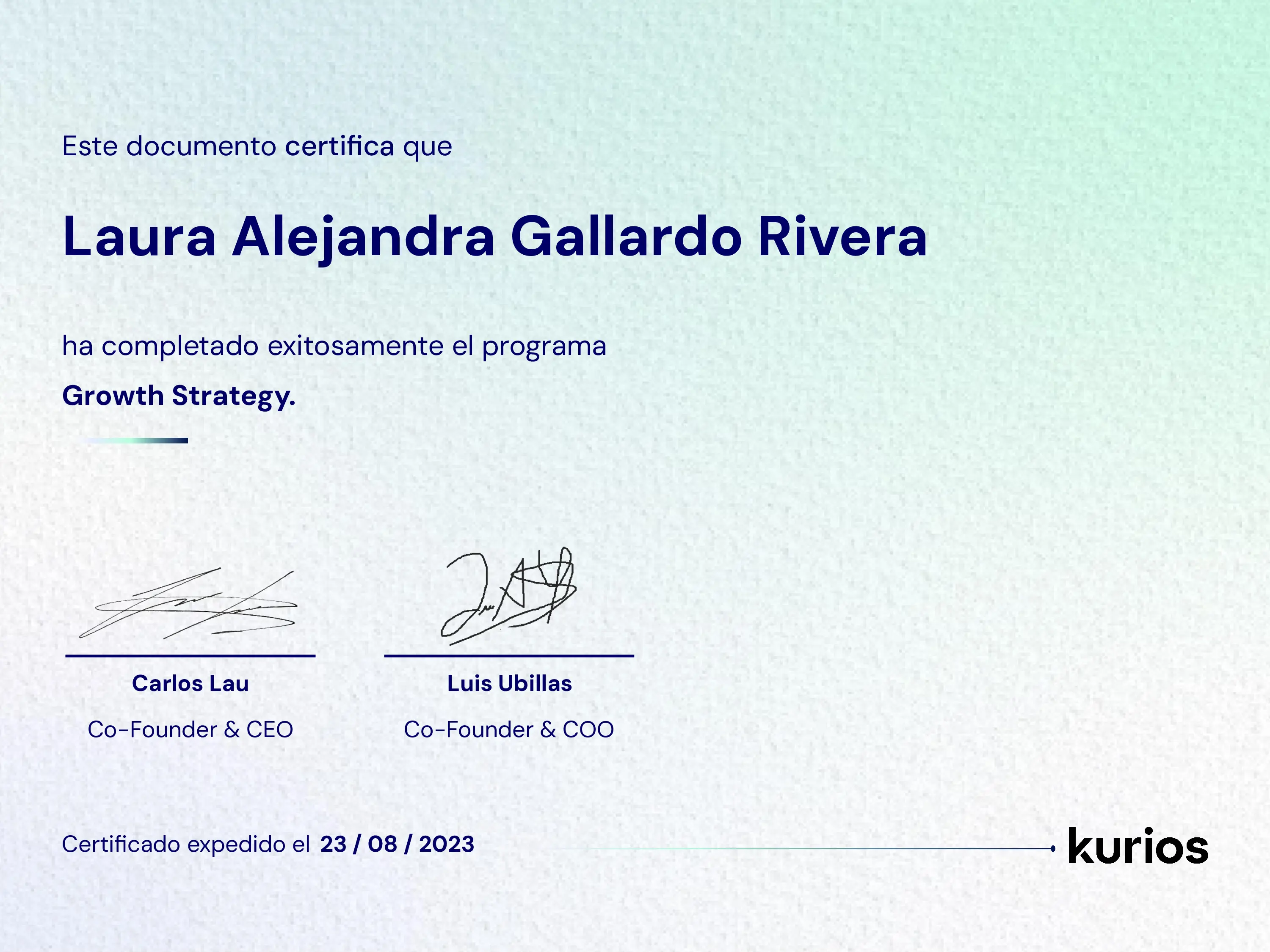 Certificado
