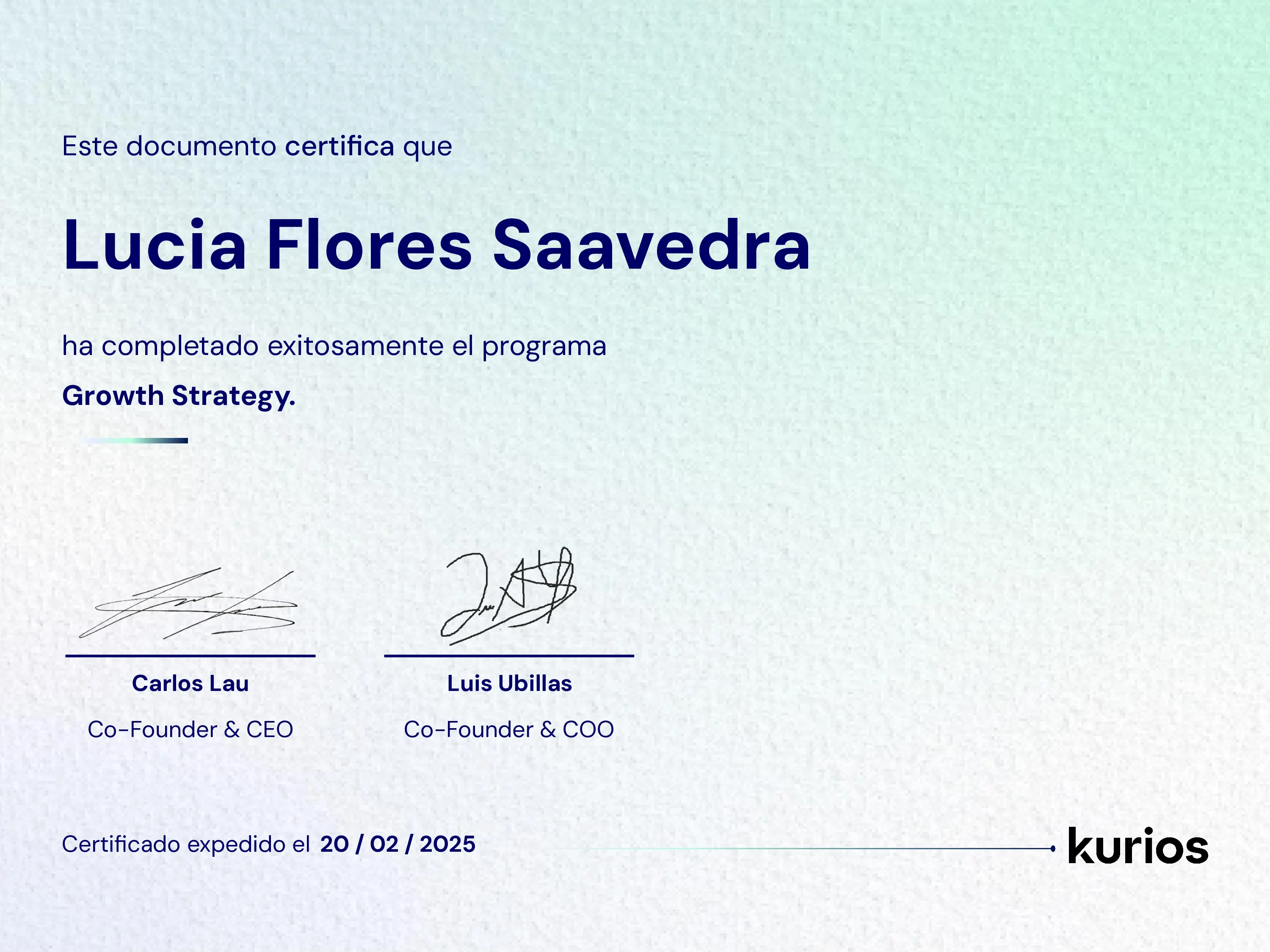 Certificado