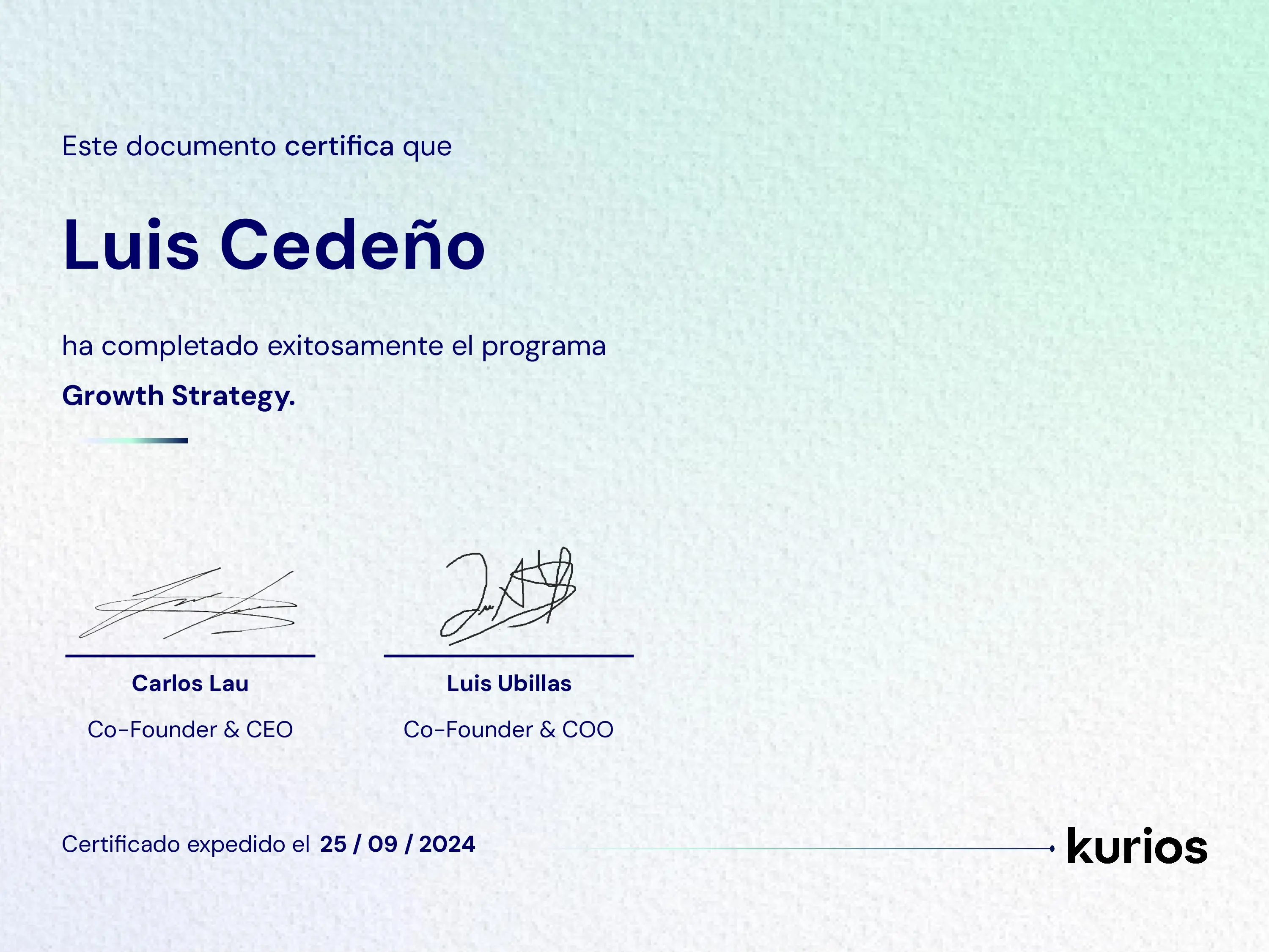 Certificado