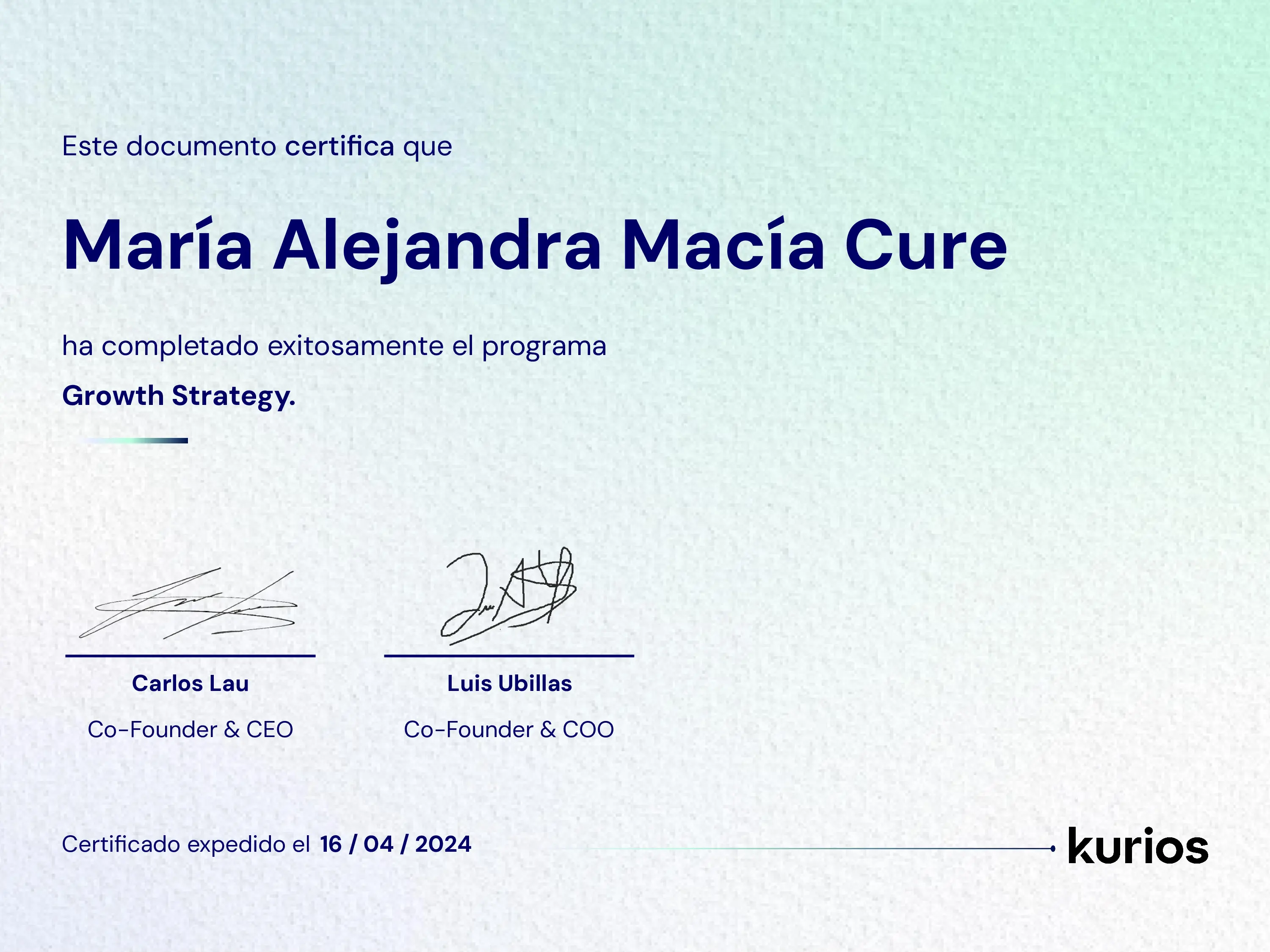 Certificado