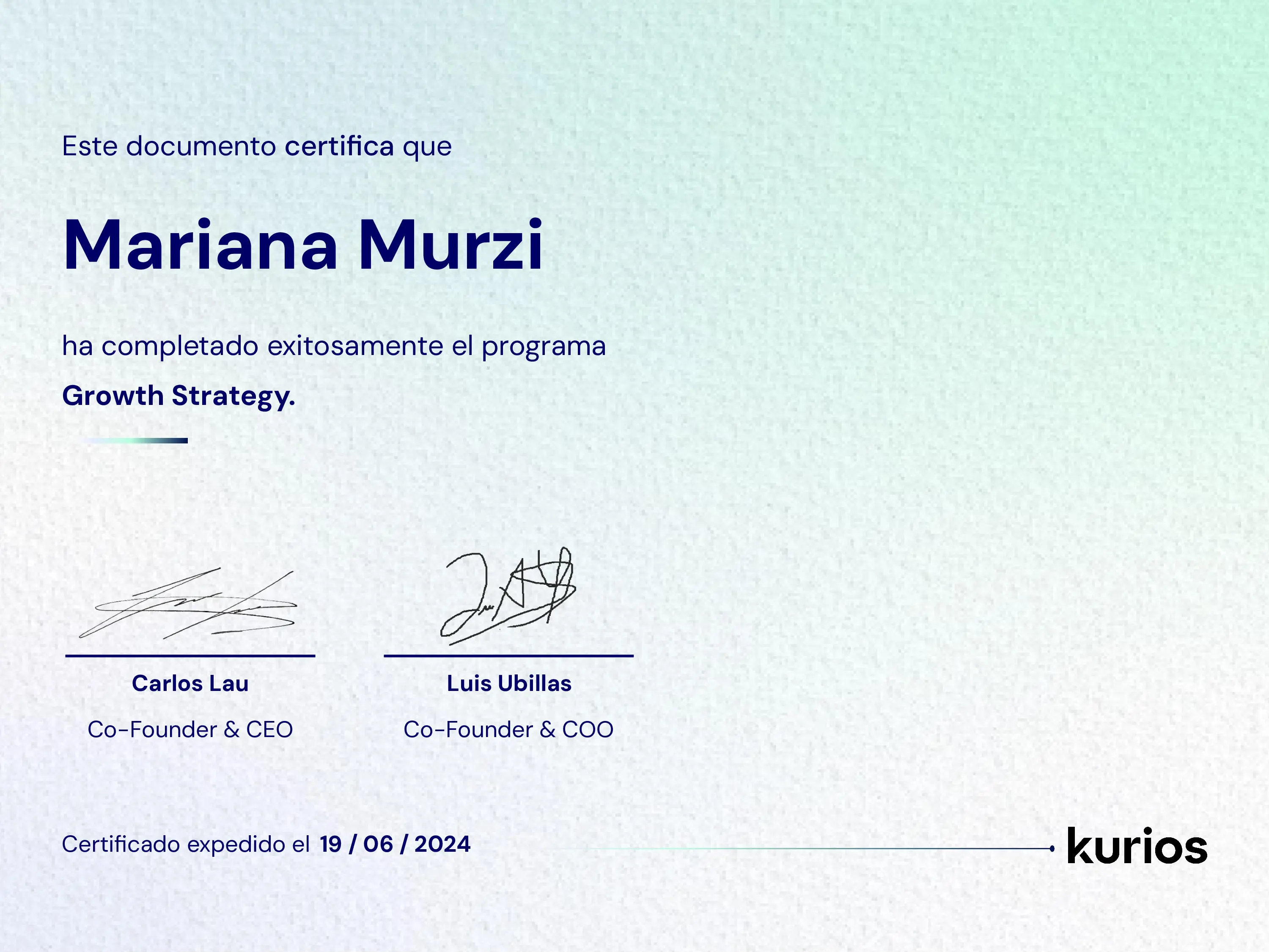 Certificado