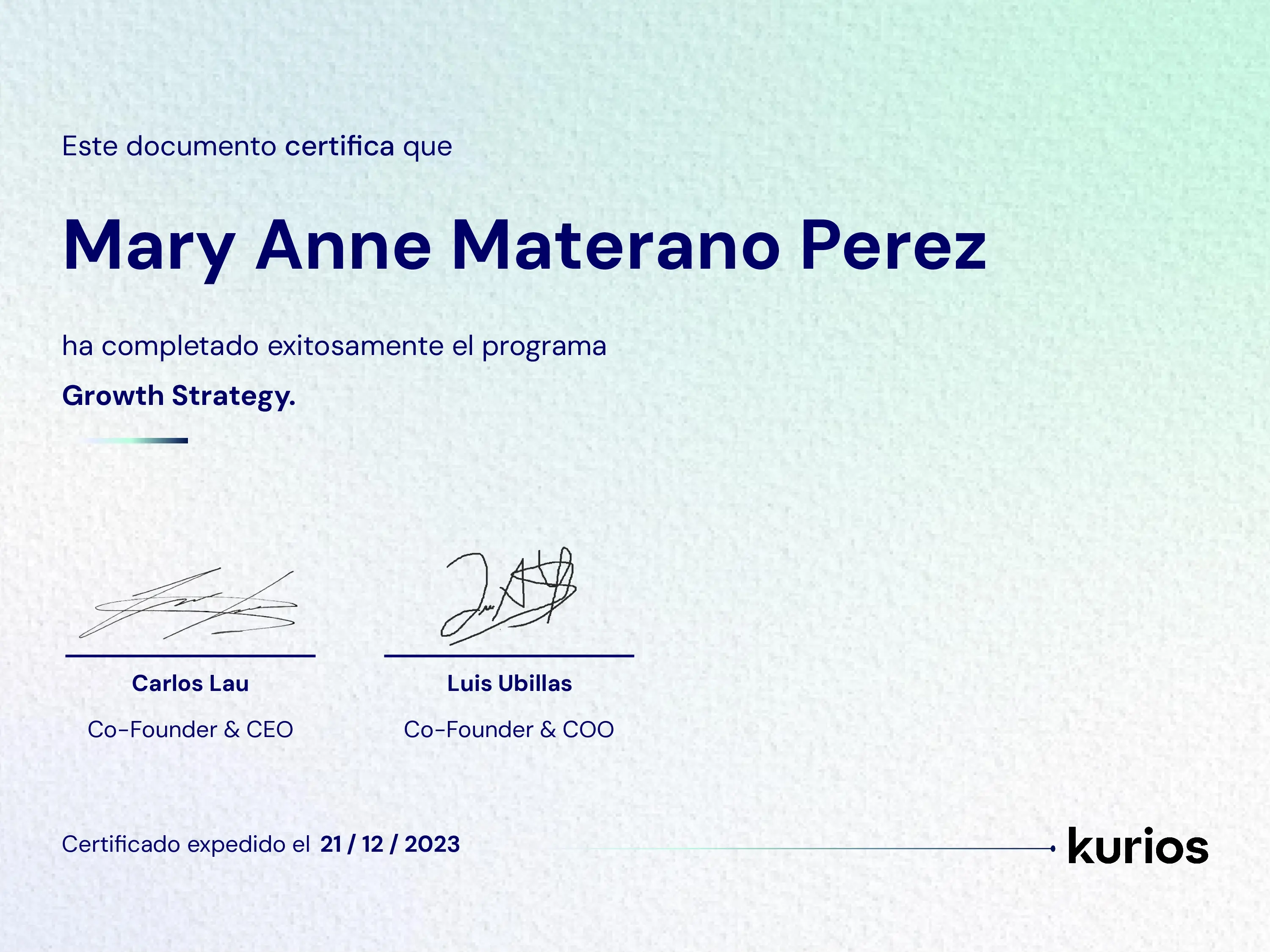Certificado