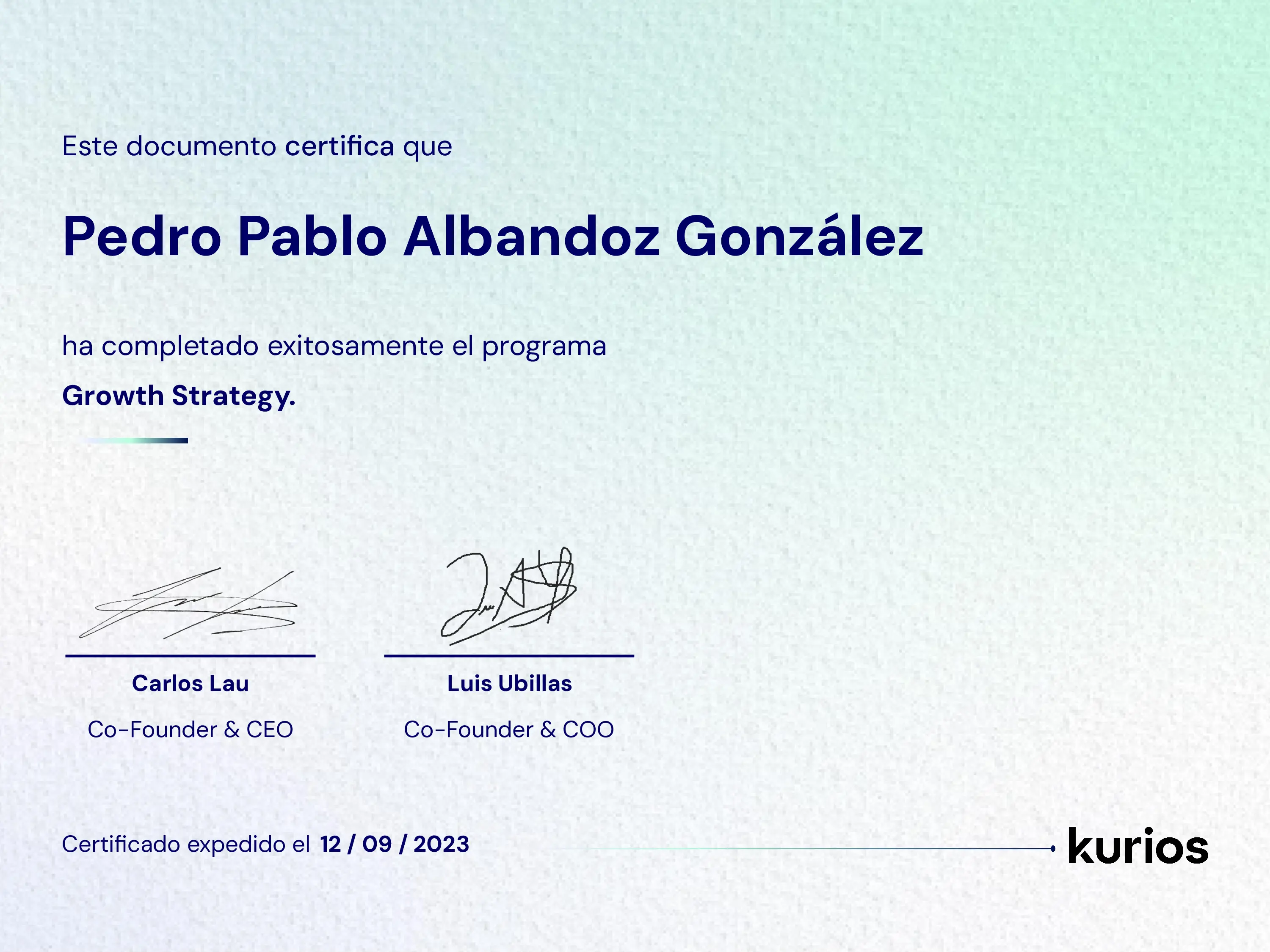 Certificado