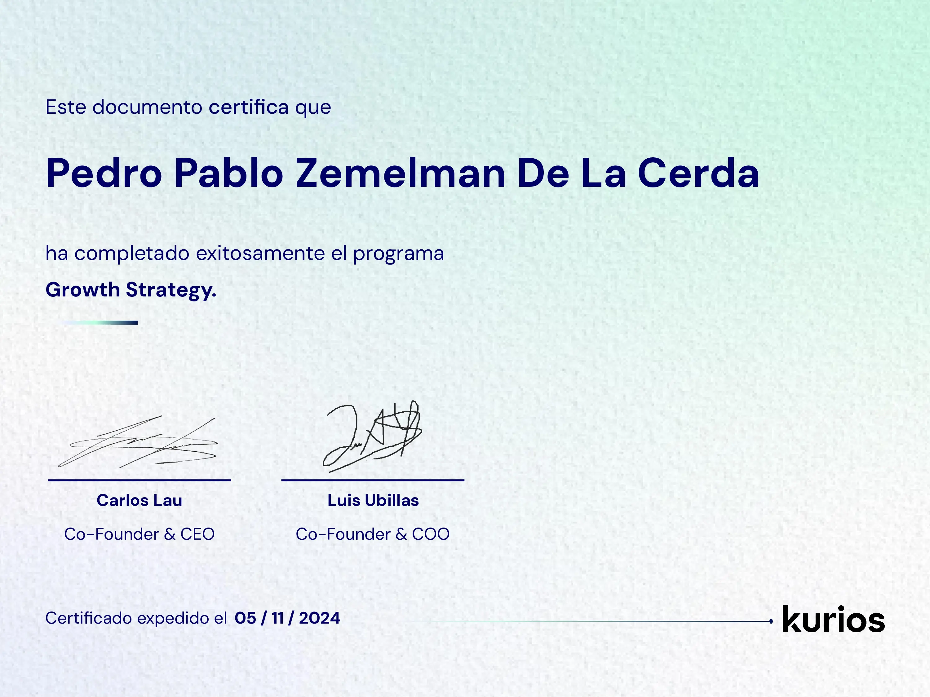 Certificado