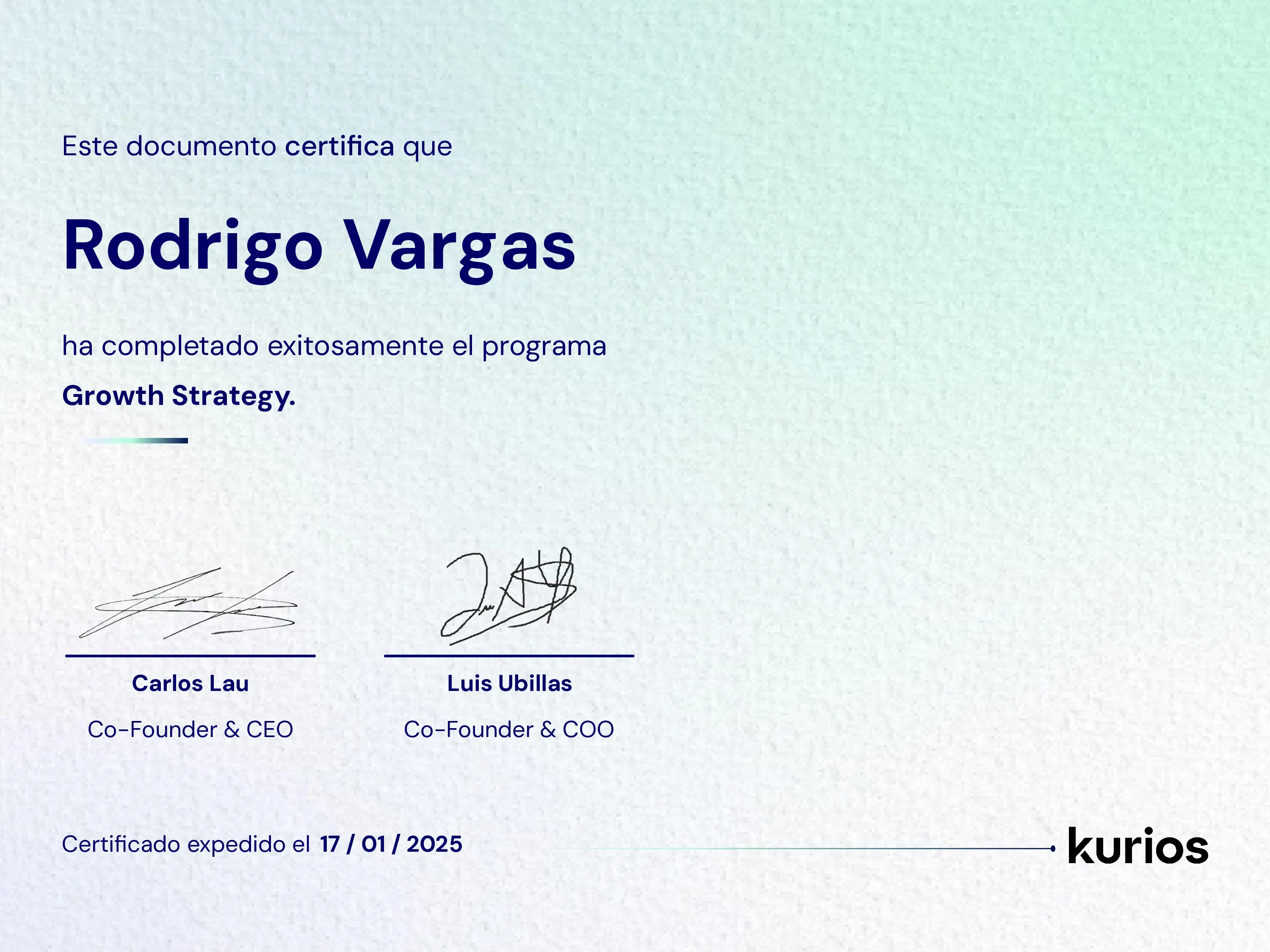 Certificado