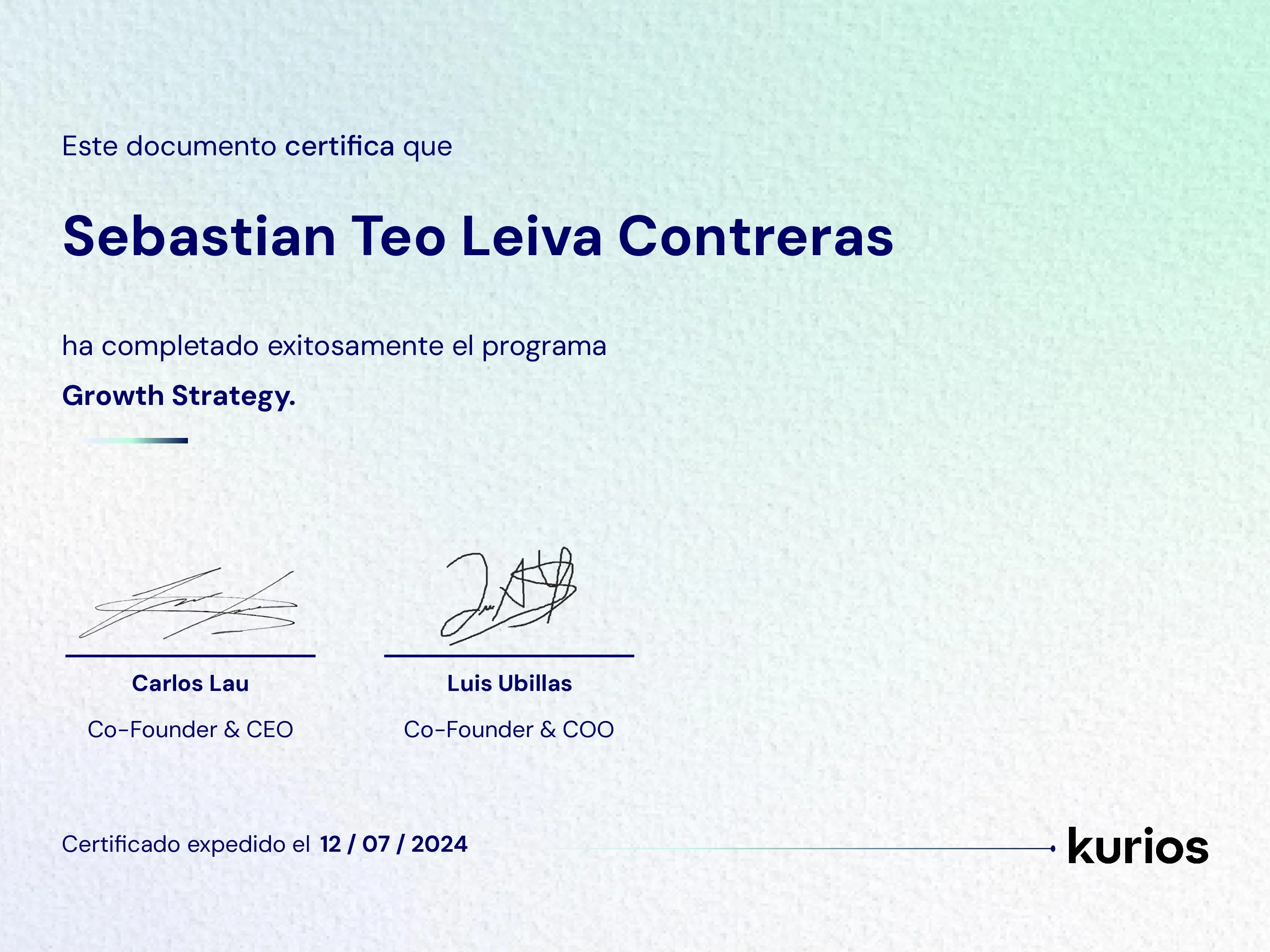 Certificado