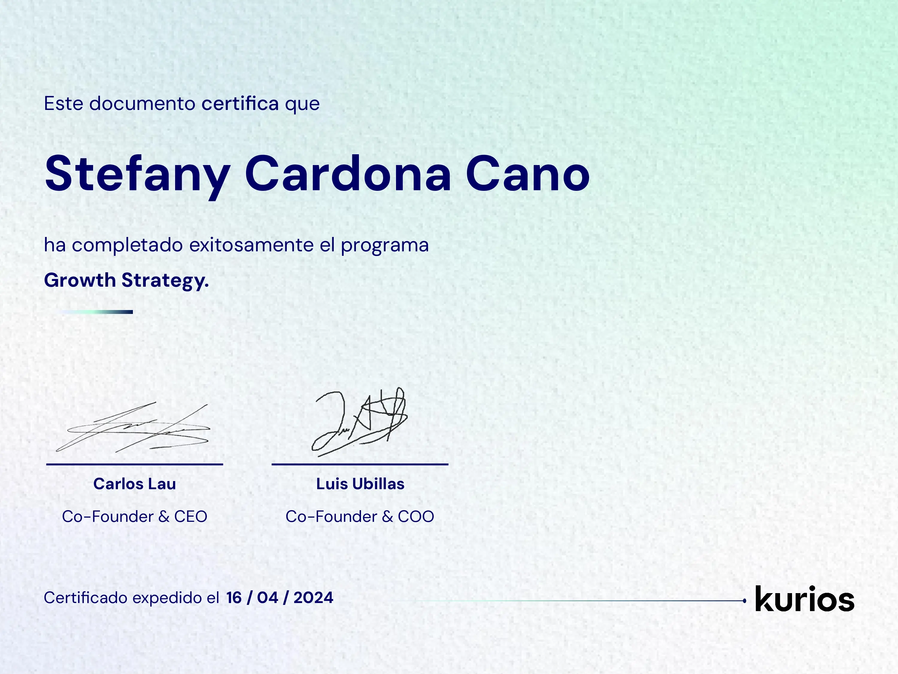 Certificado