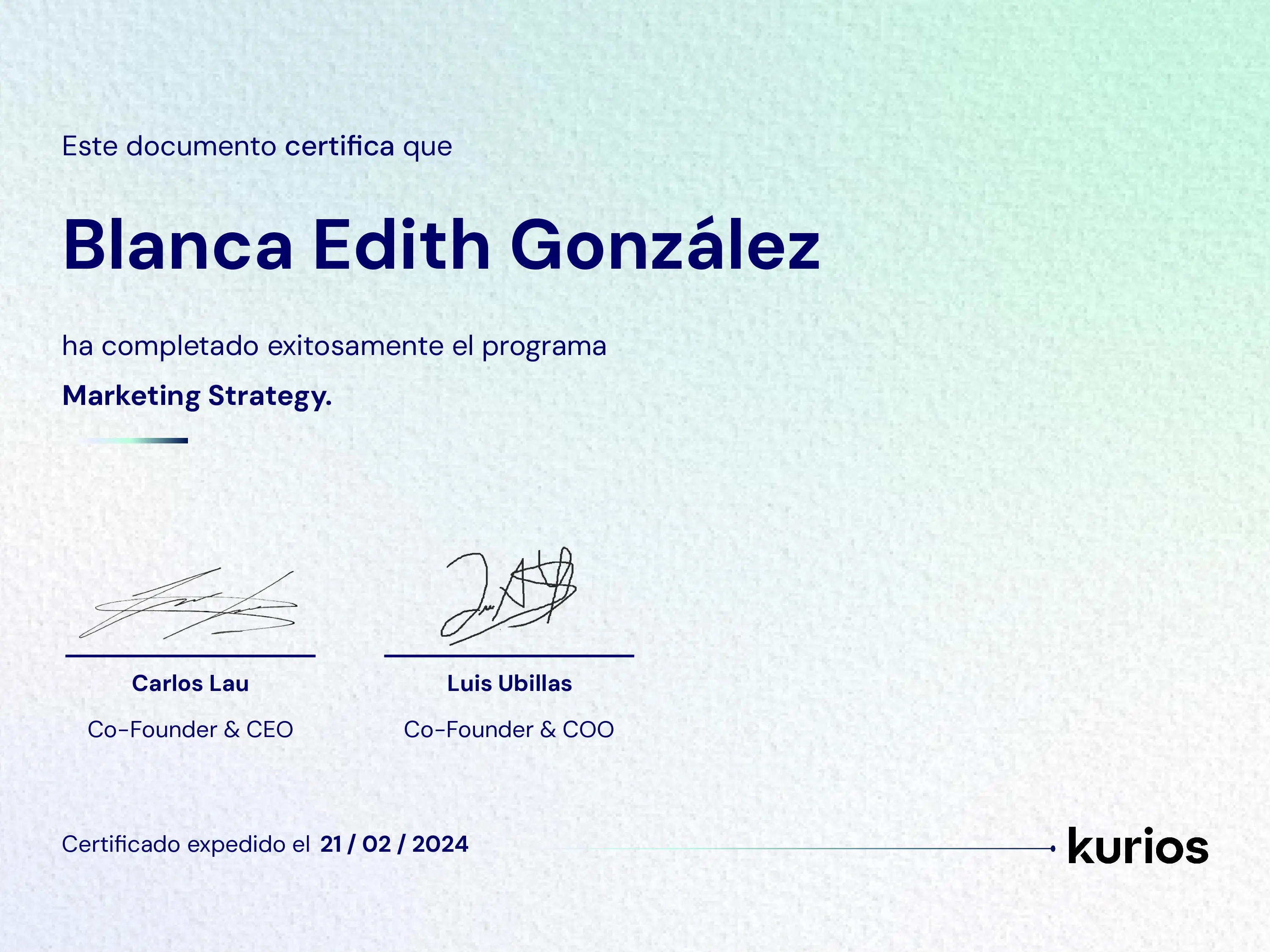 Certificado