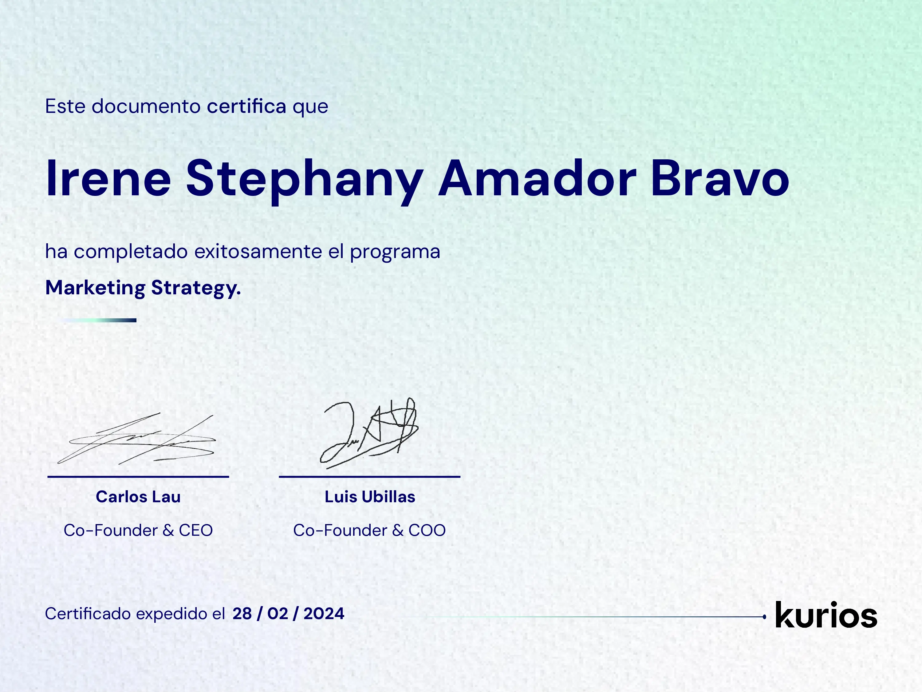 Certificado