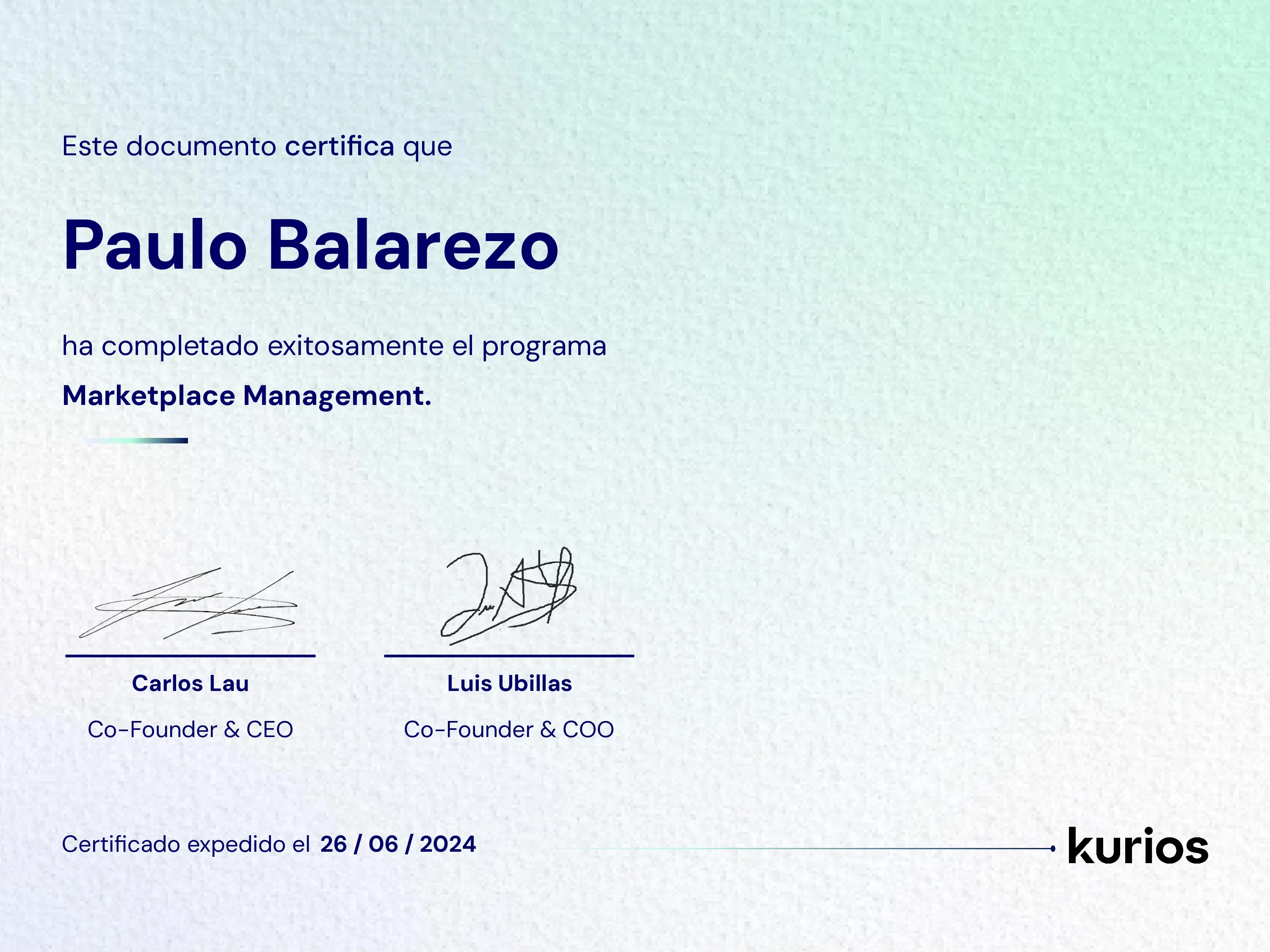 Certificado