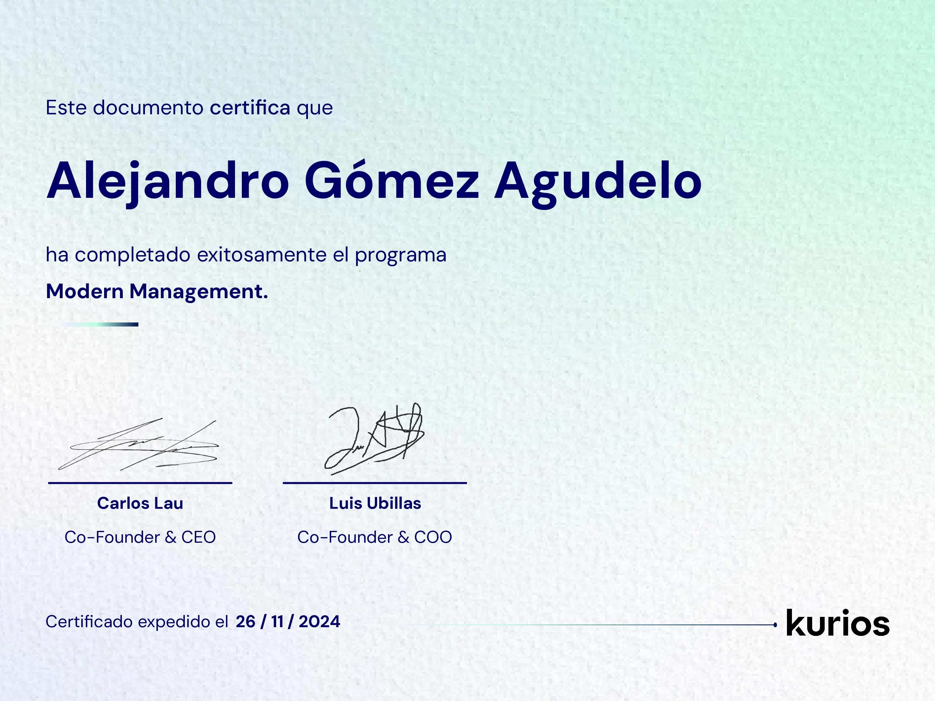 Certificado