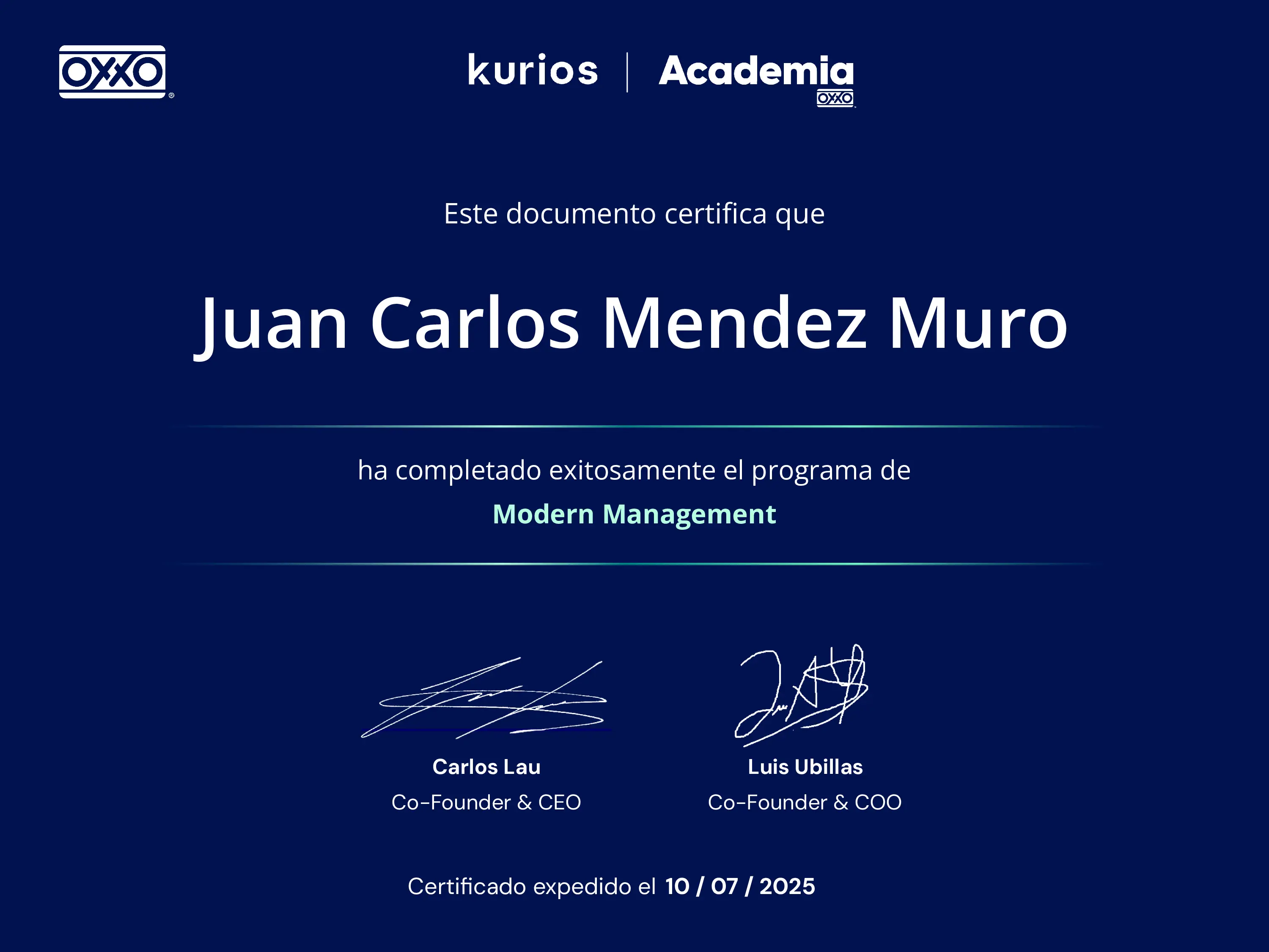 Certificado