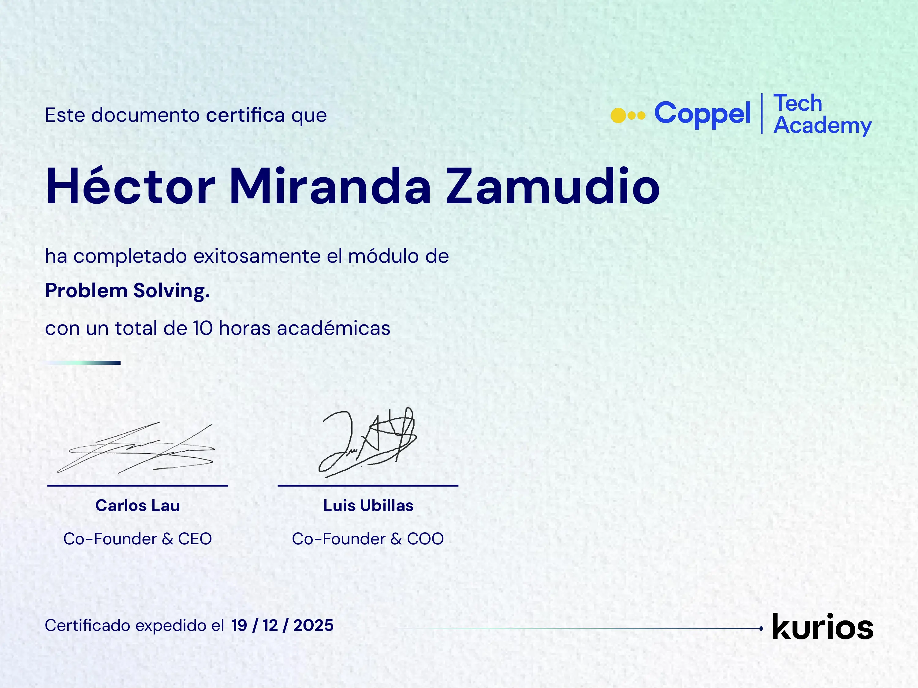 Certificado