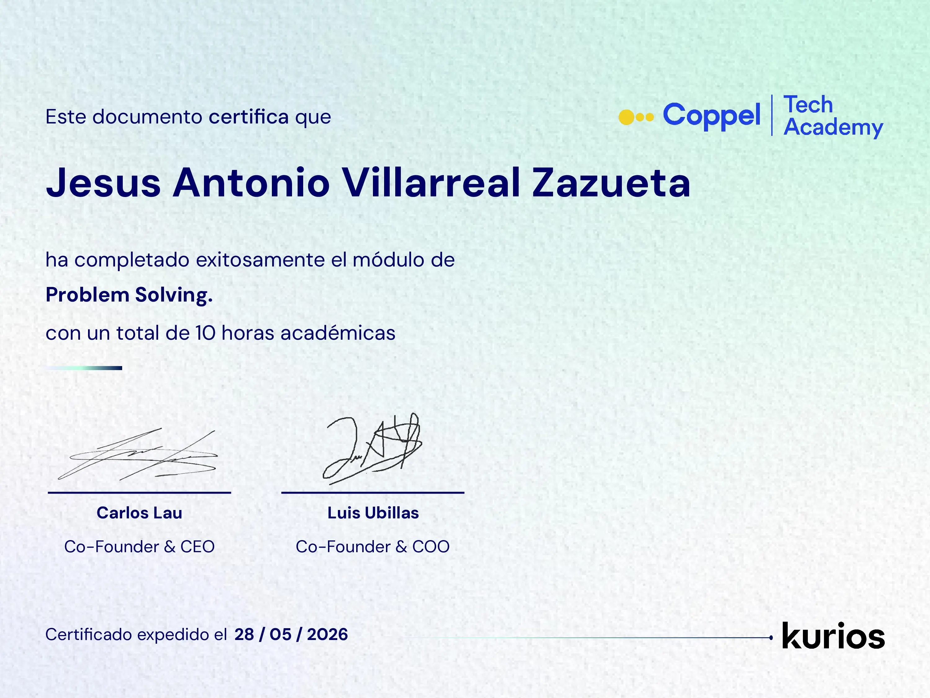 Certificado