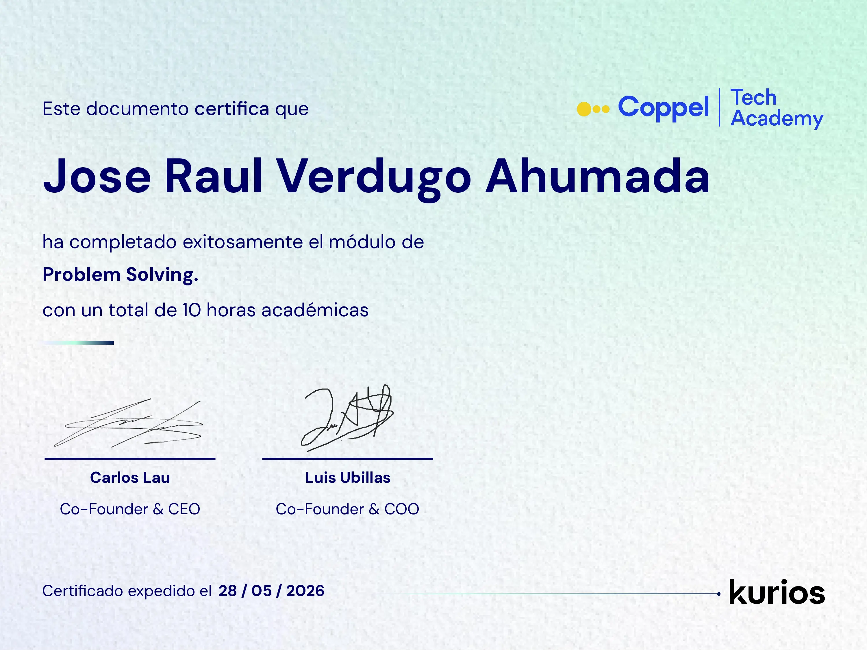 Certificado