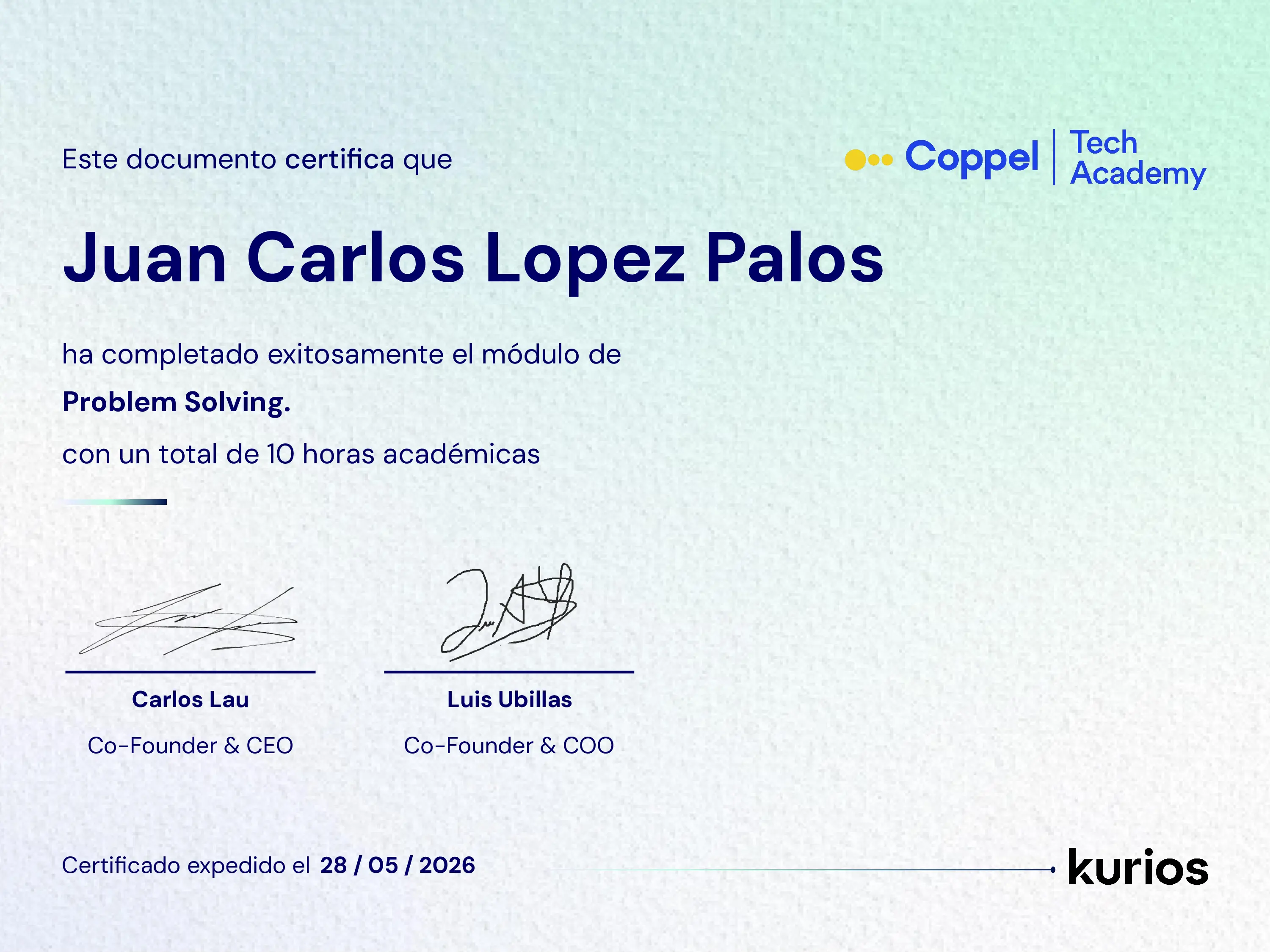 Certificado