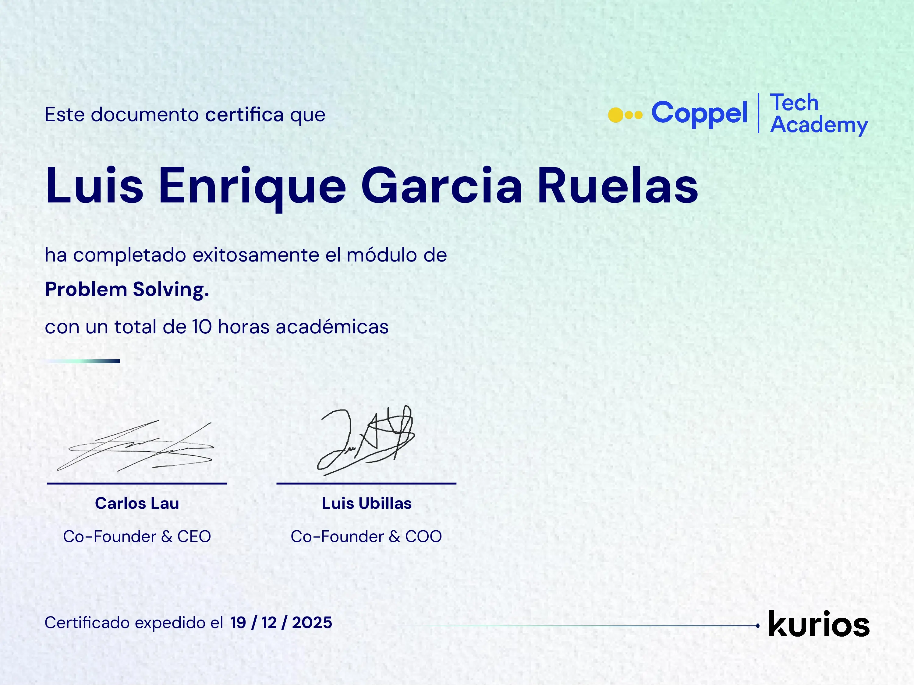 Certificado