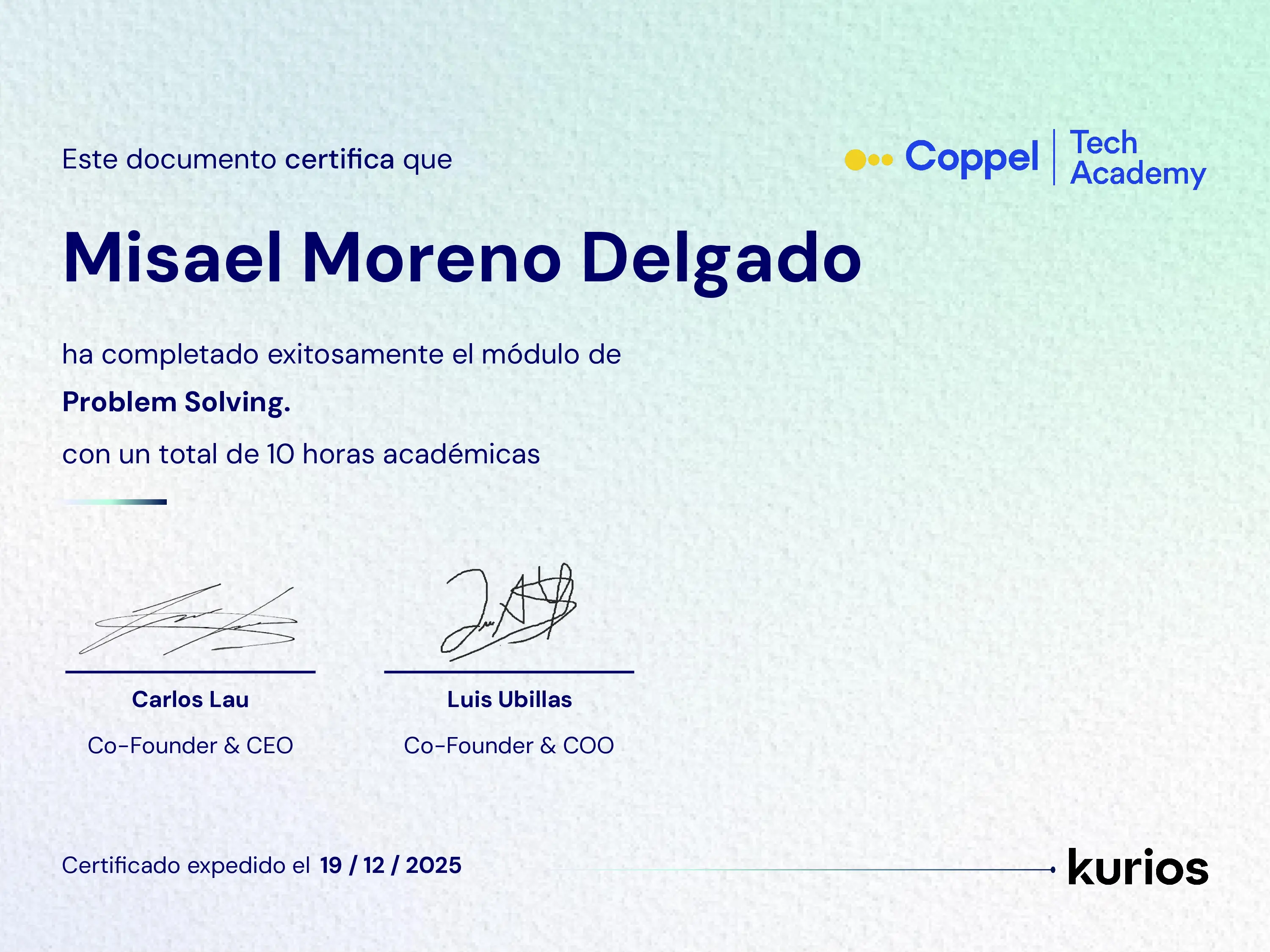 Certificado