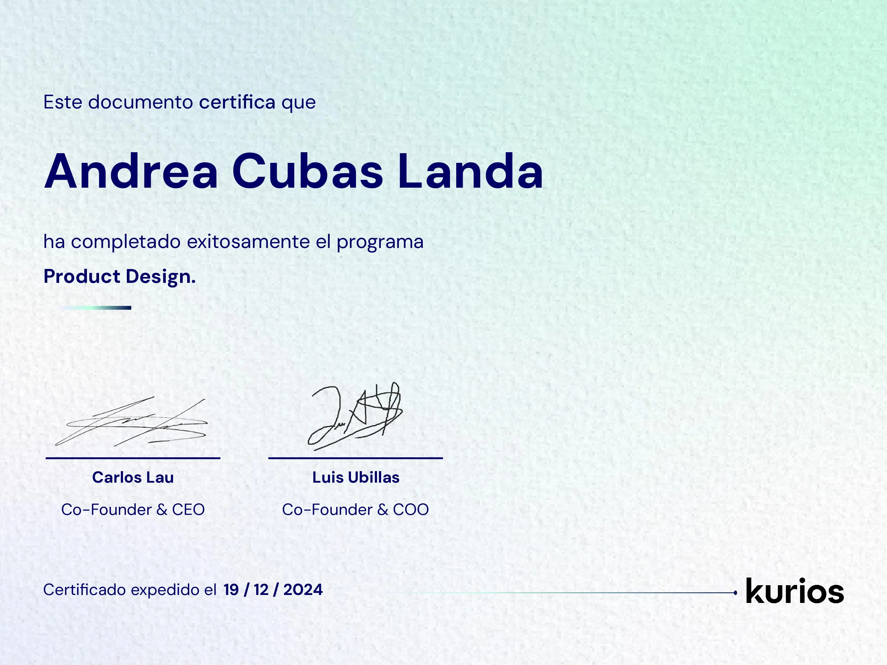 Certificado