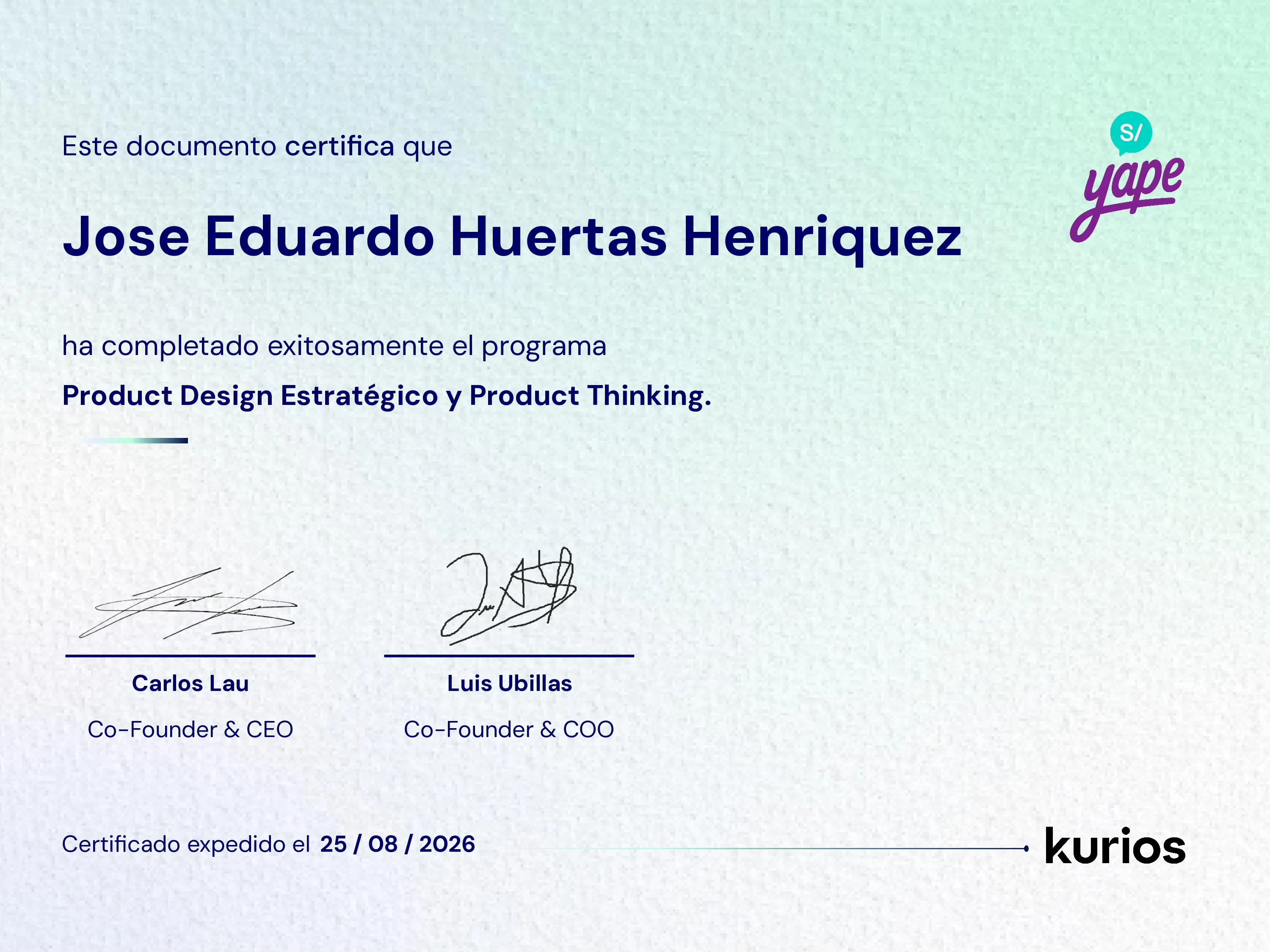 Certificado