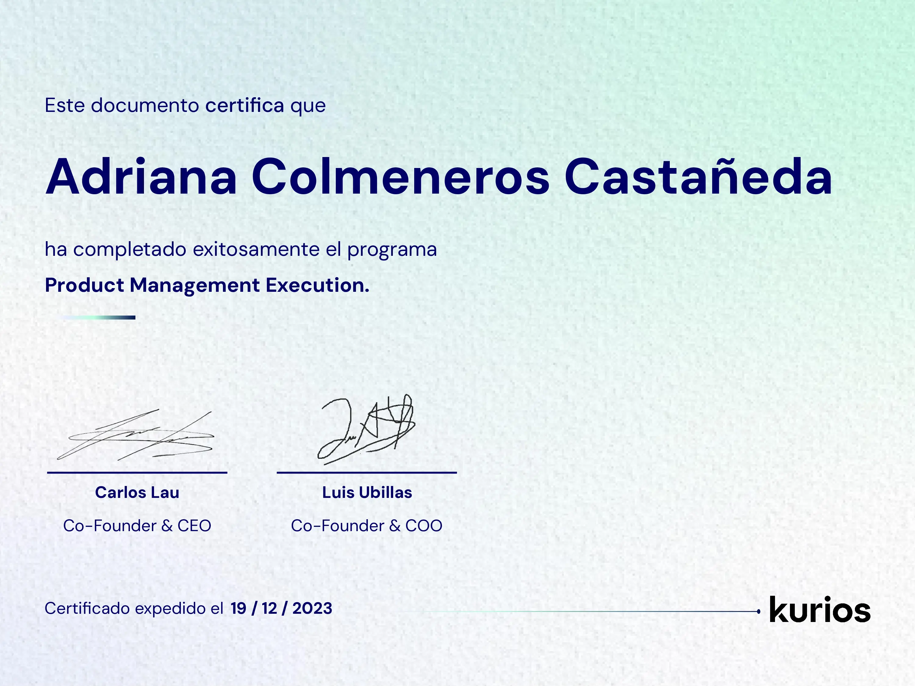 Certificado