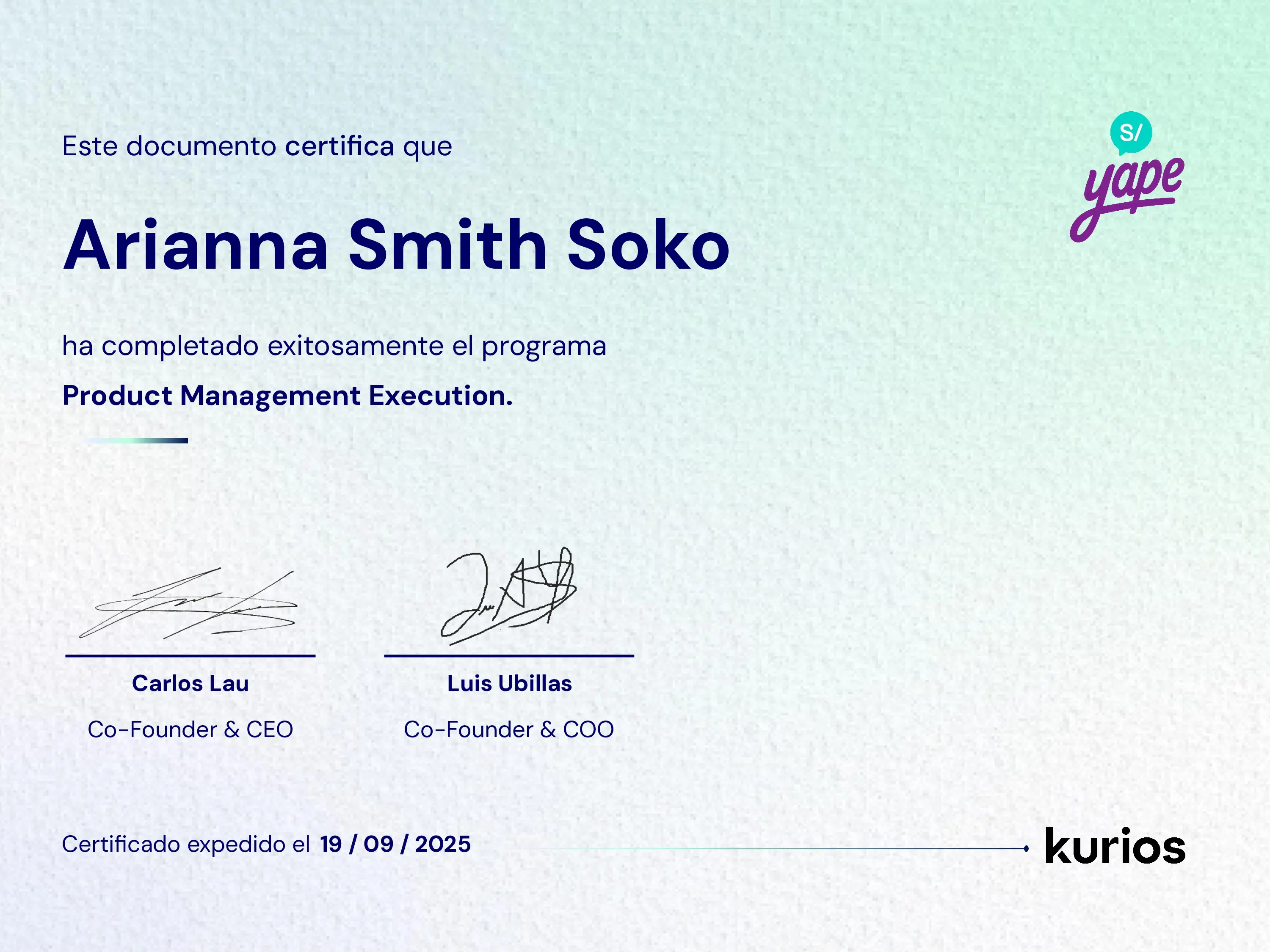 Certificado