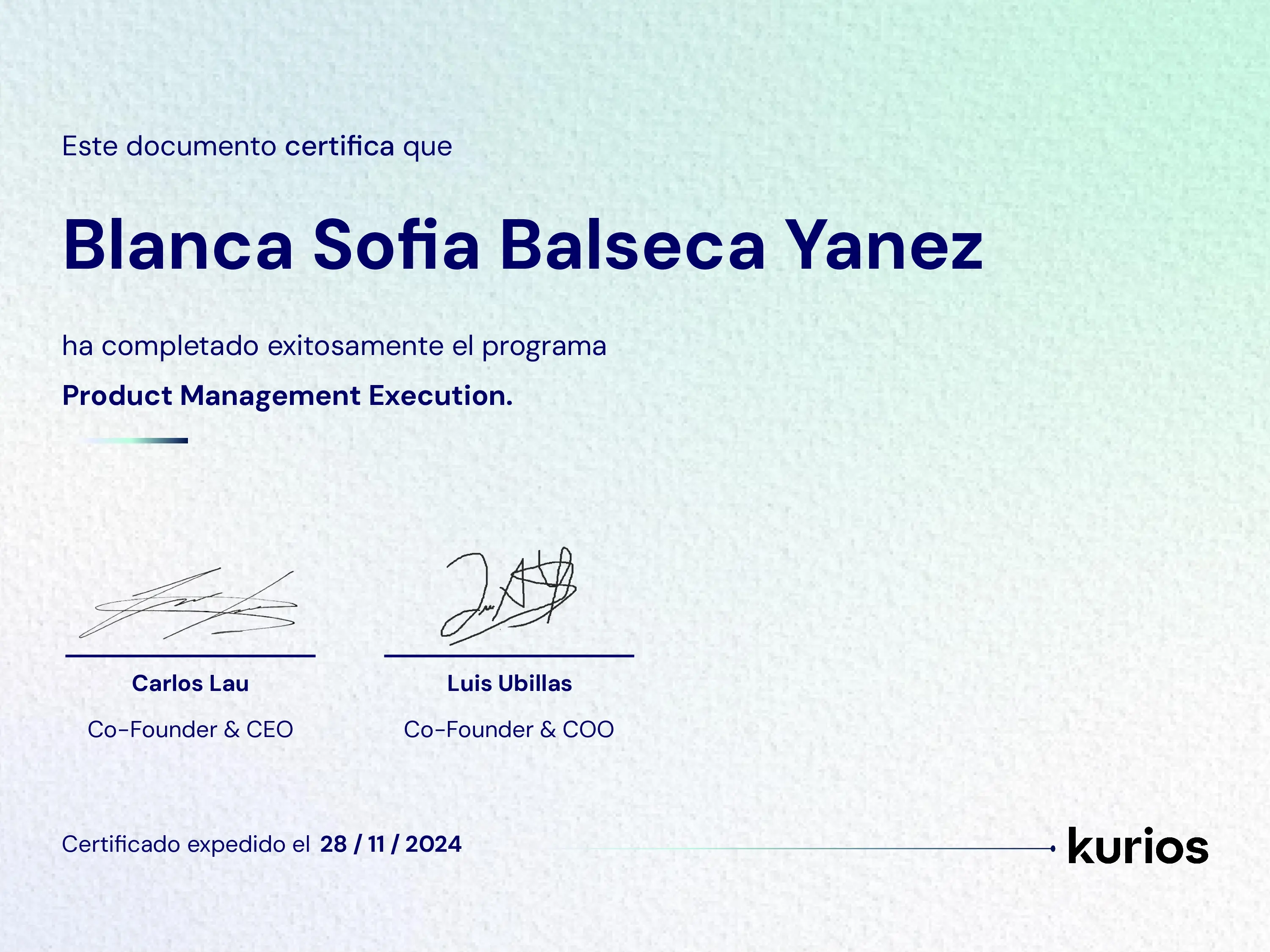 Certificado