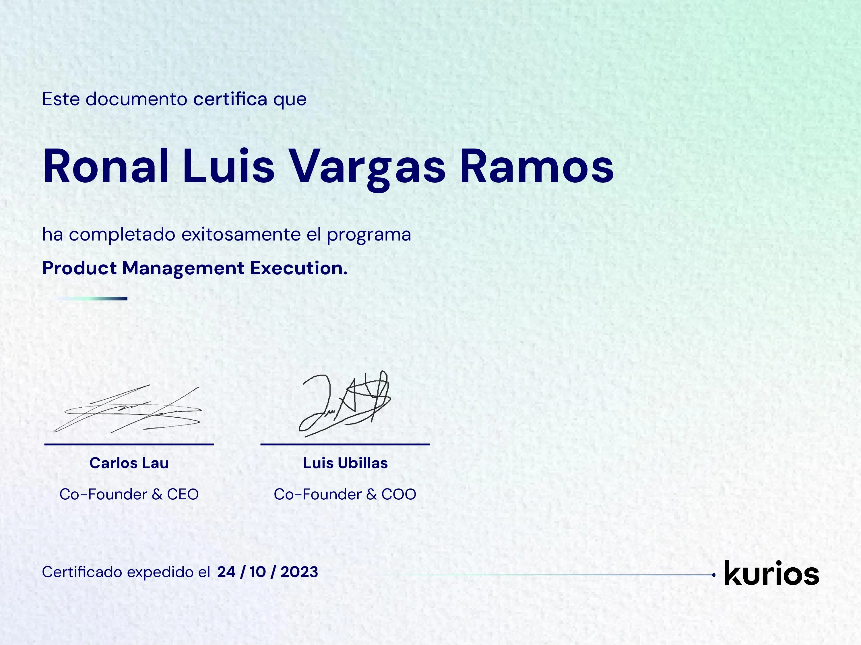 Certificado