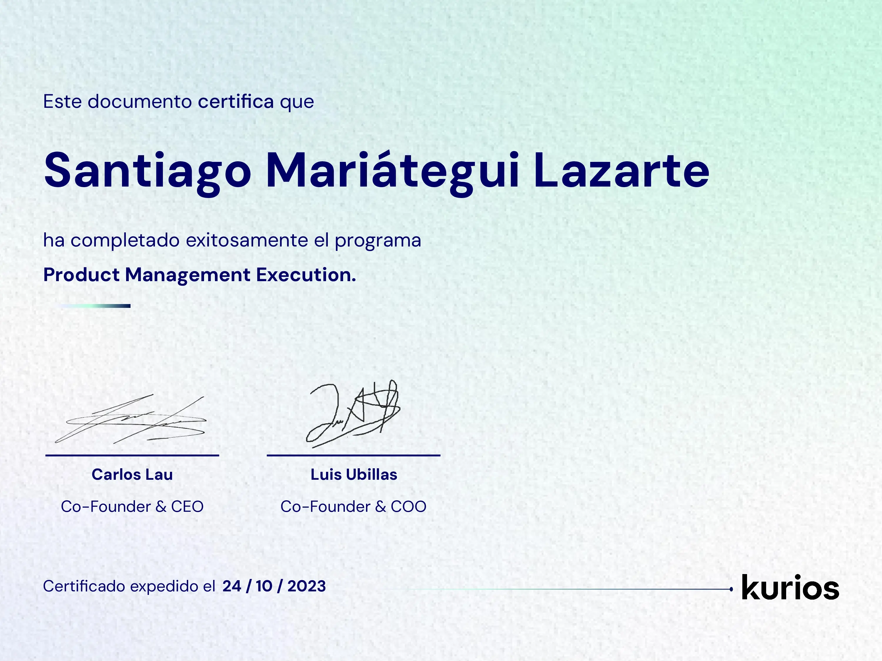 Certificado