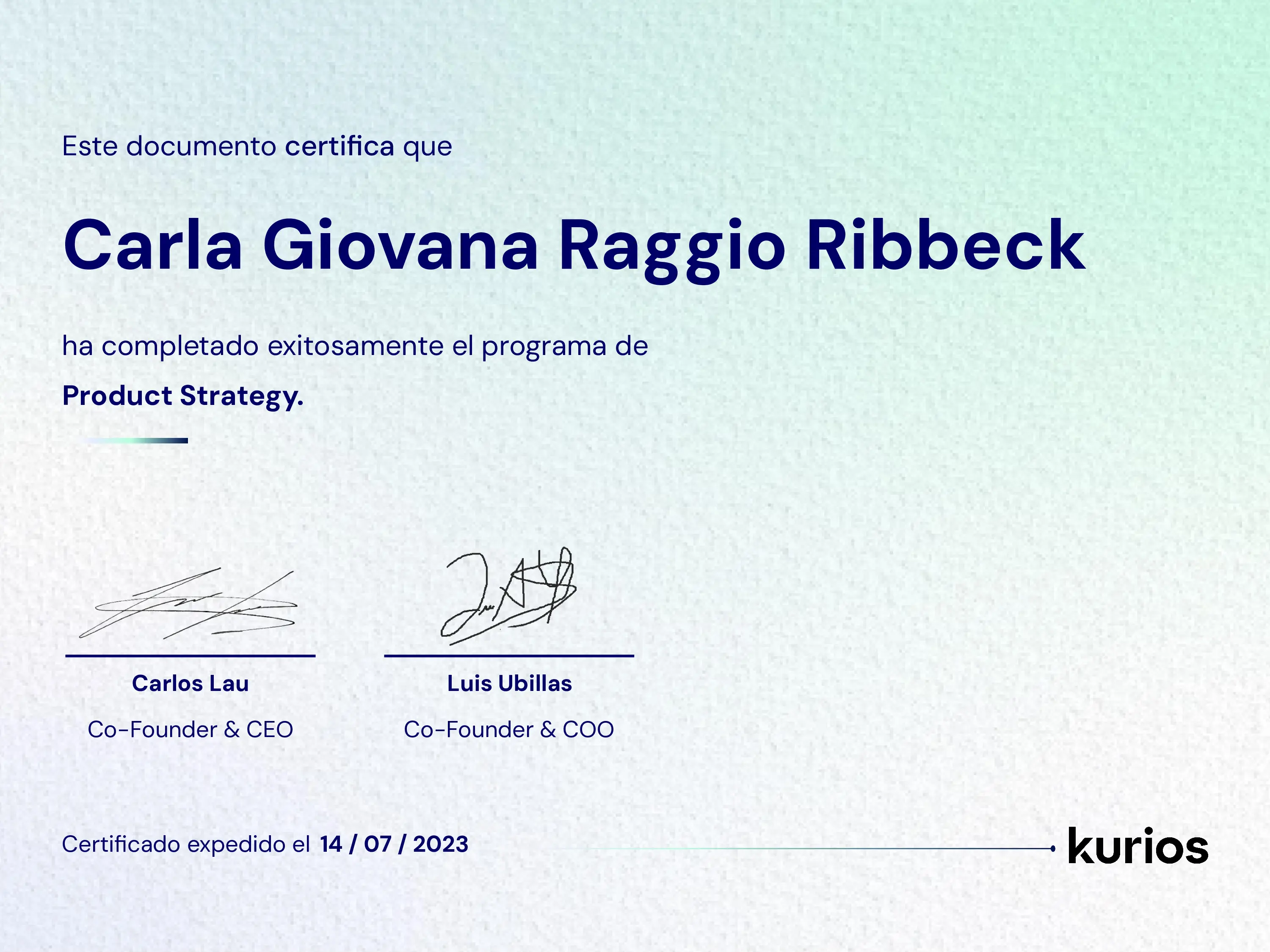 Certificado