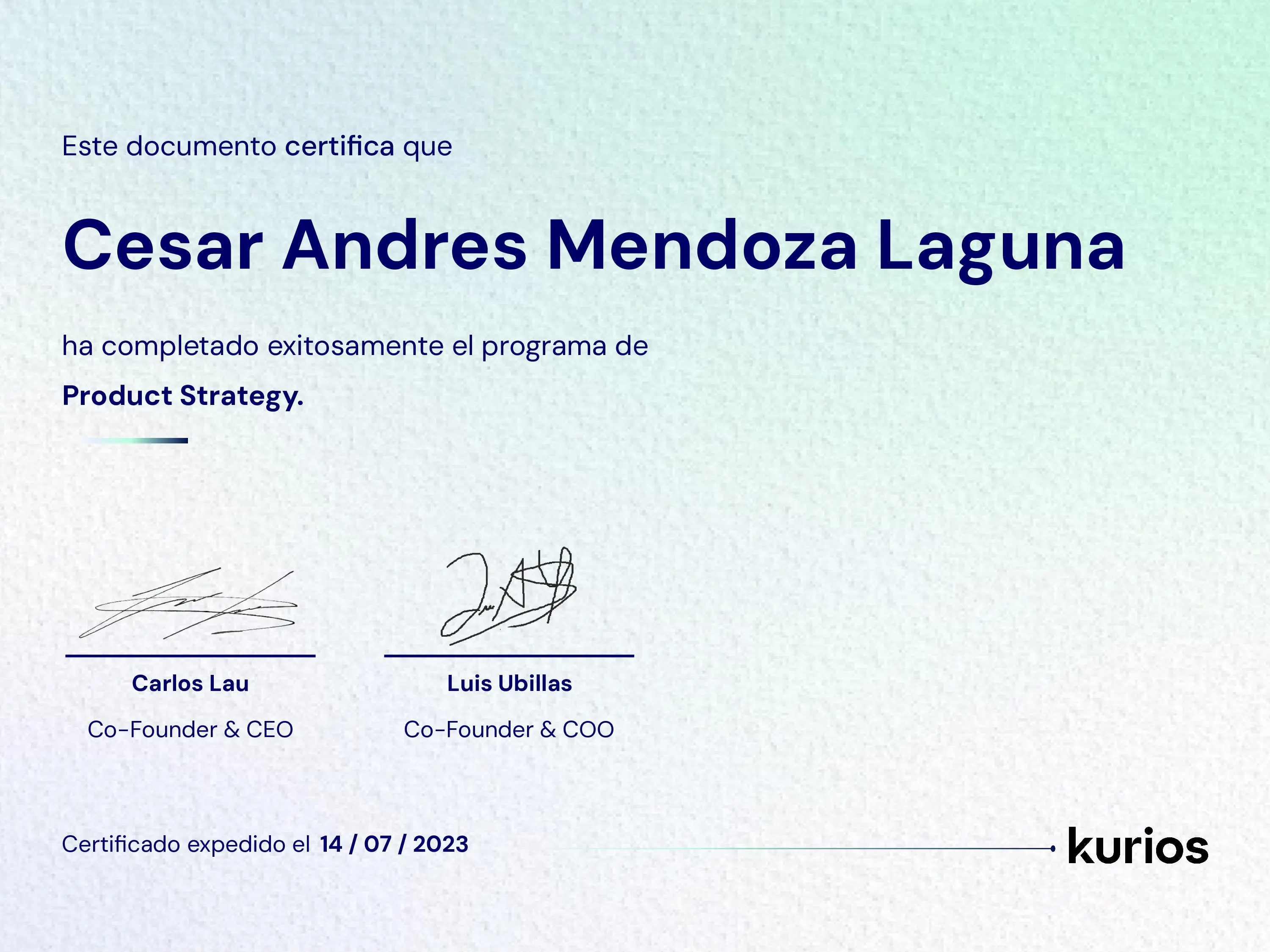 Certificado