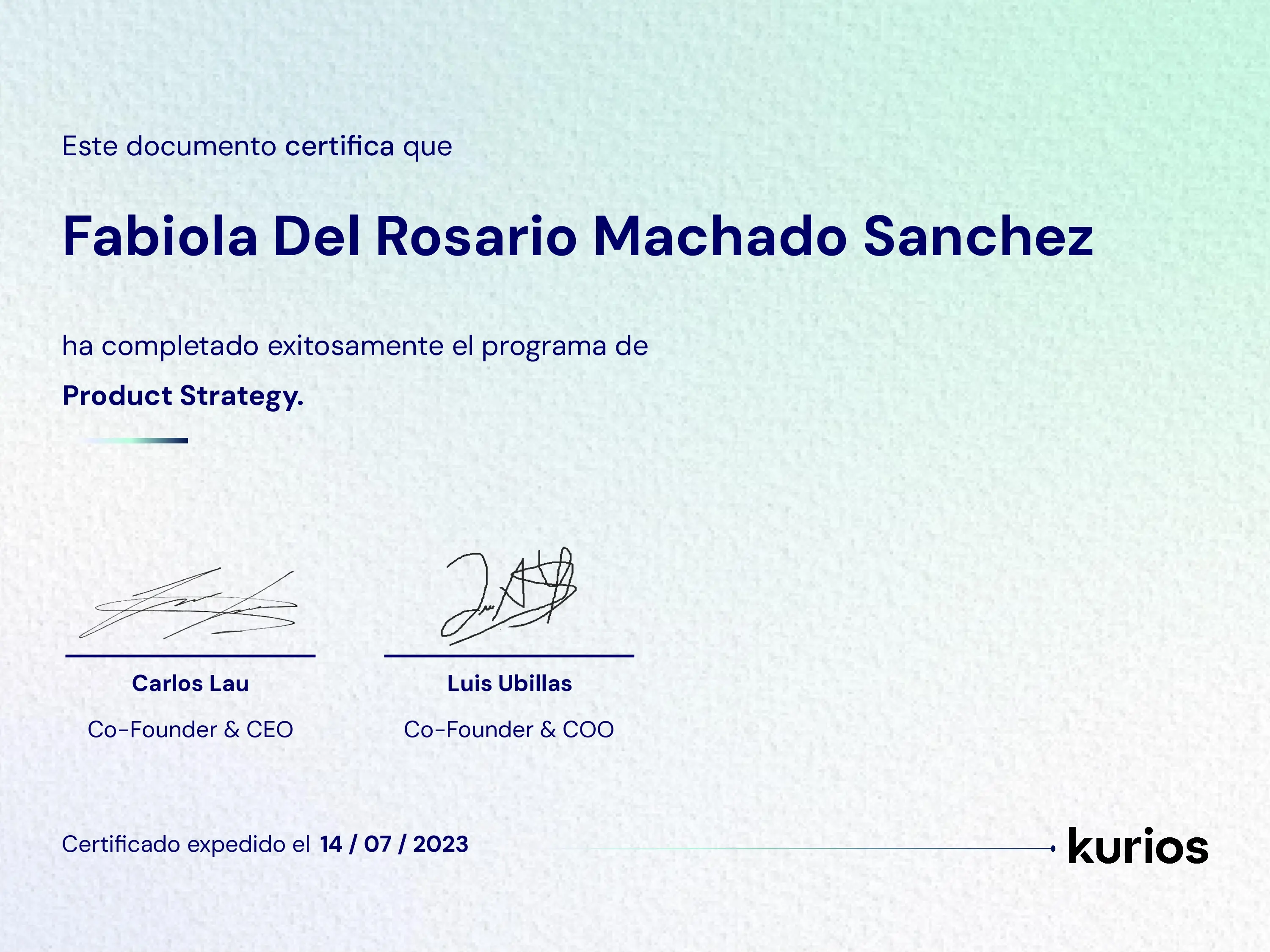 Certificado