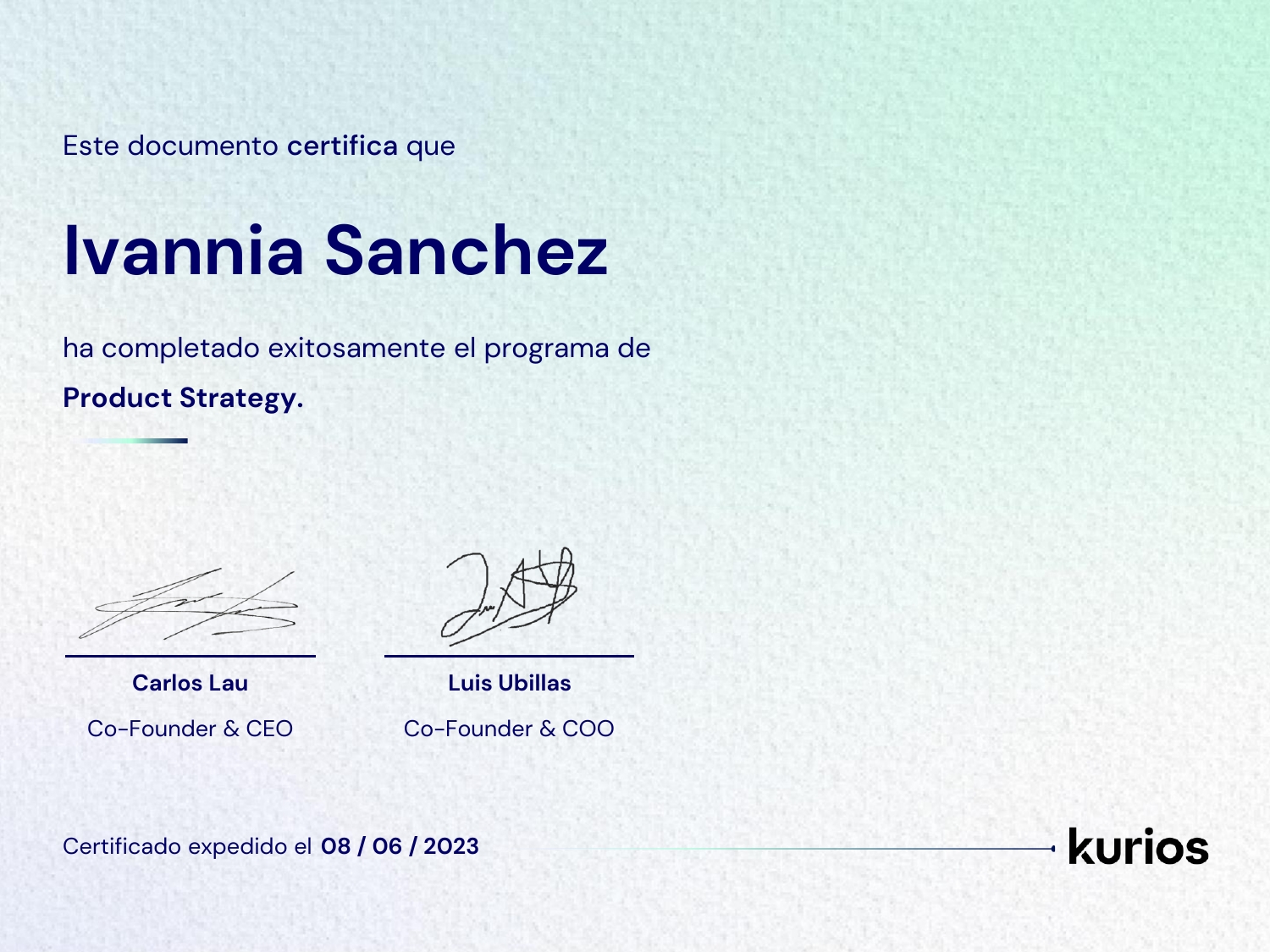 Certificado
