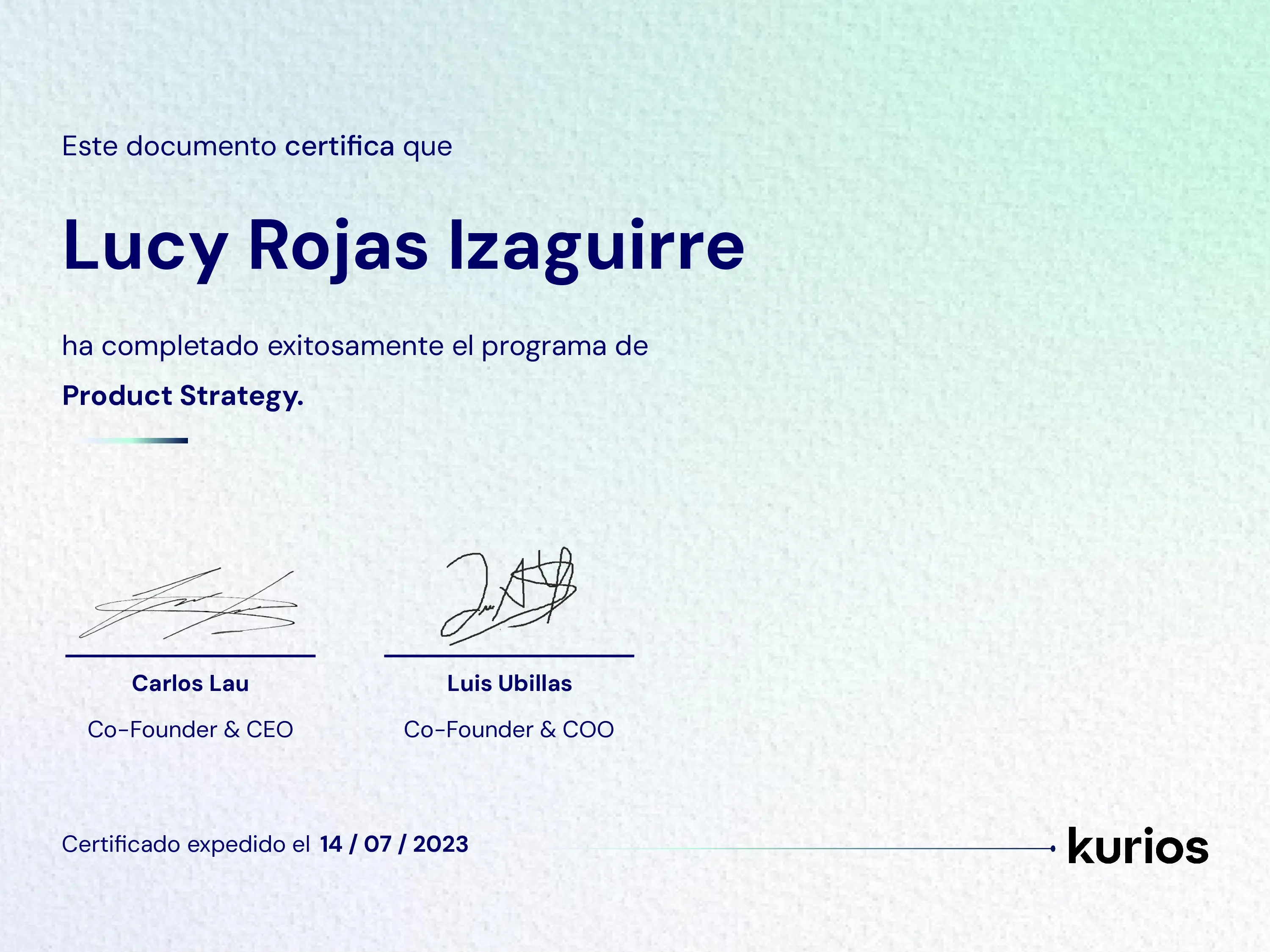 Certificado