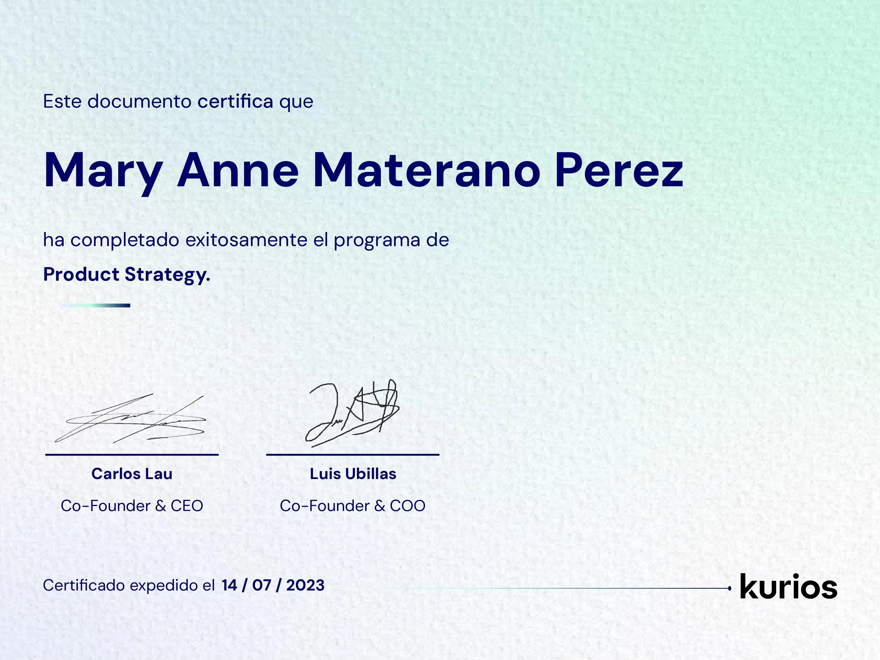 Certificado
