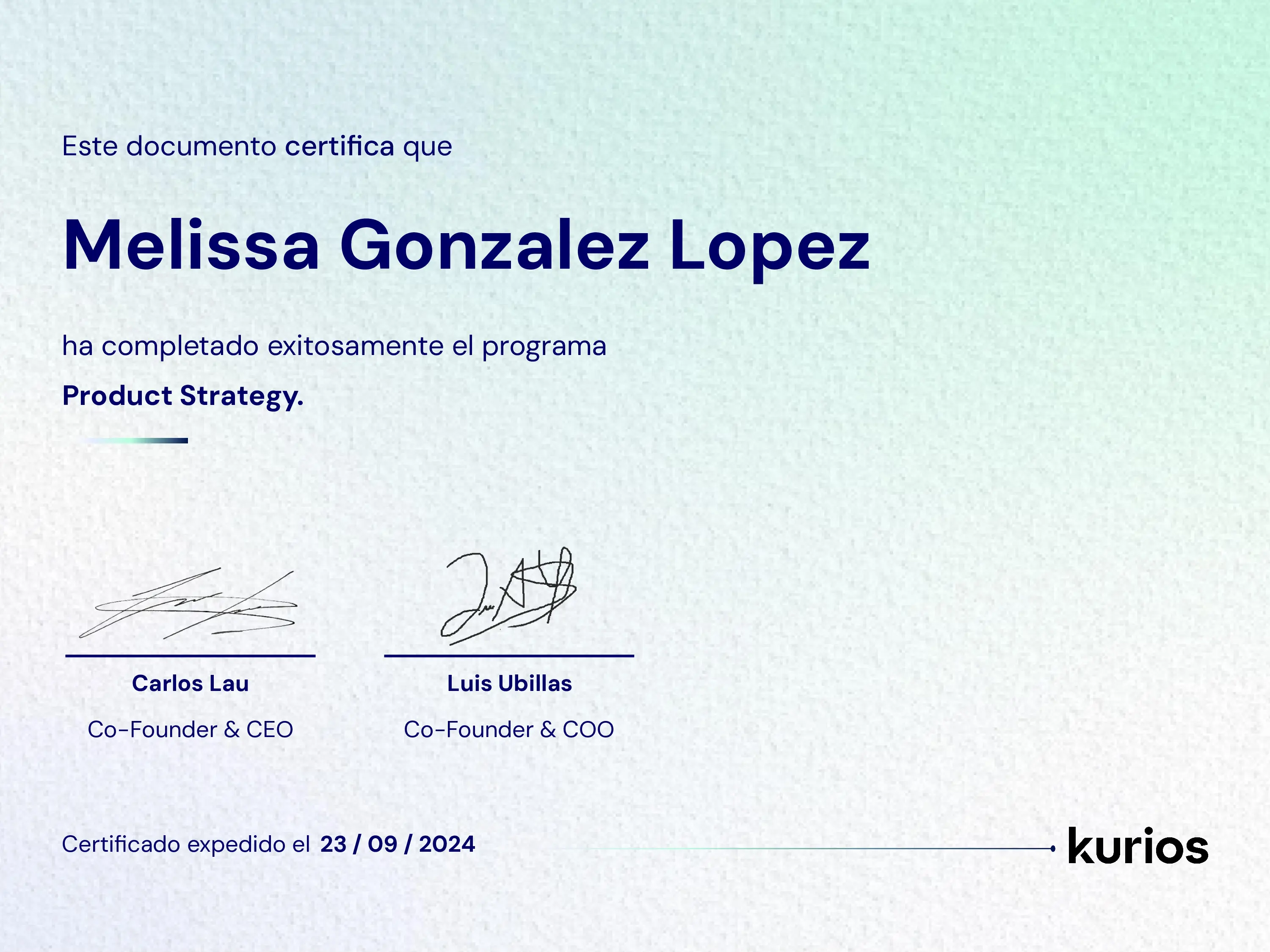 Certificado