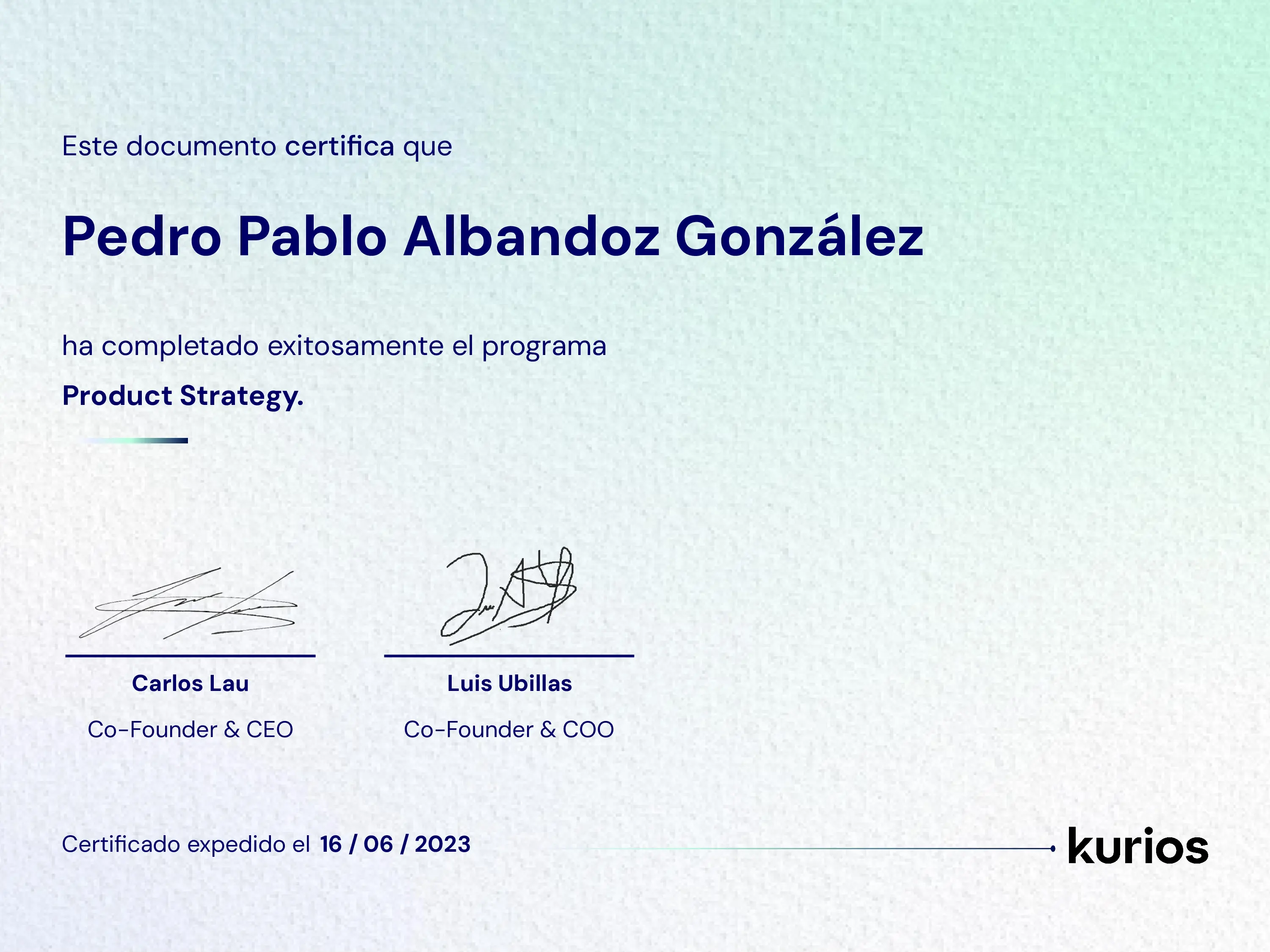 Certificado